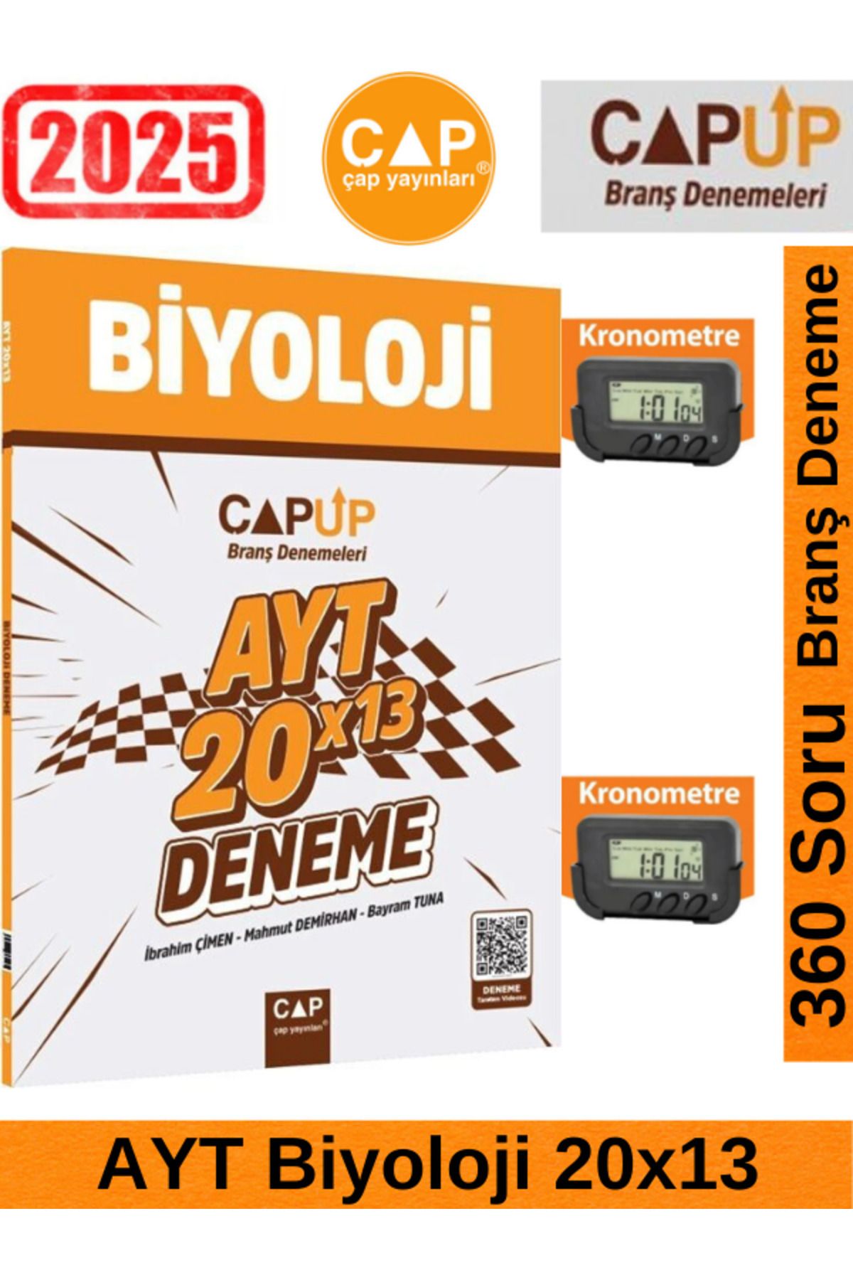 Ens Yayıncılık Çap 2025 AYT Biyoloji 20 X 13 Up Deneme+Kronometre