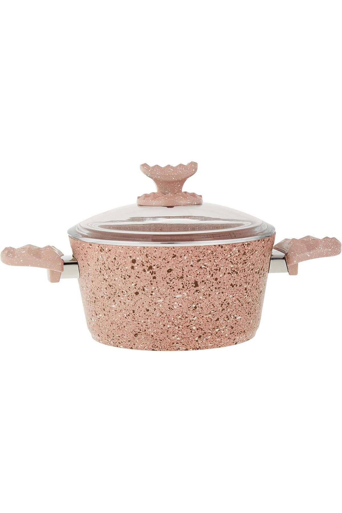 HOME MAKER-GRANITEC PINK CASSEROLE 20CM 3