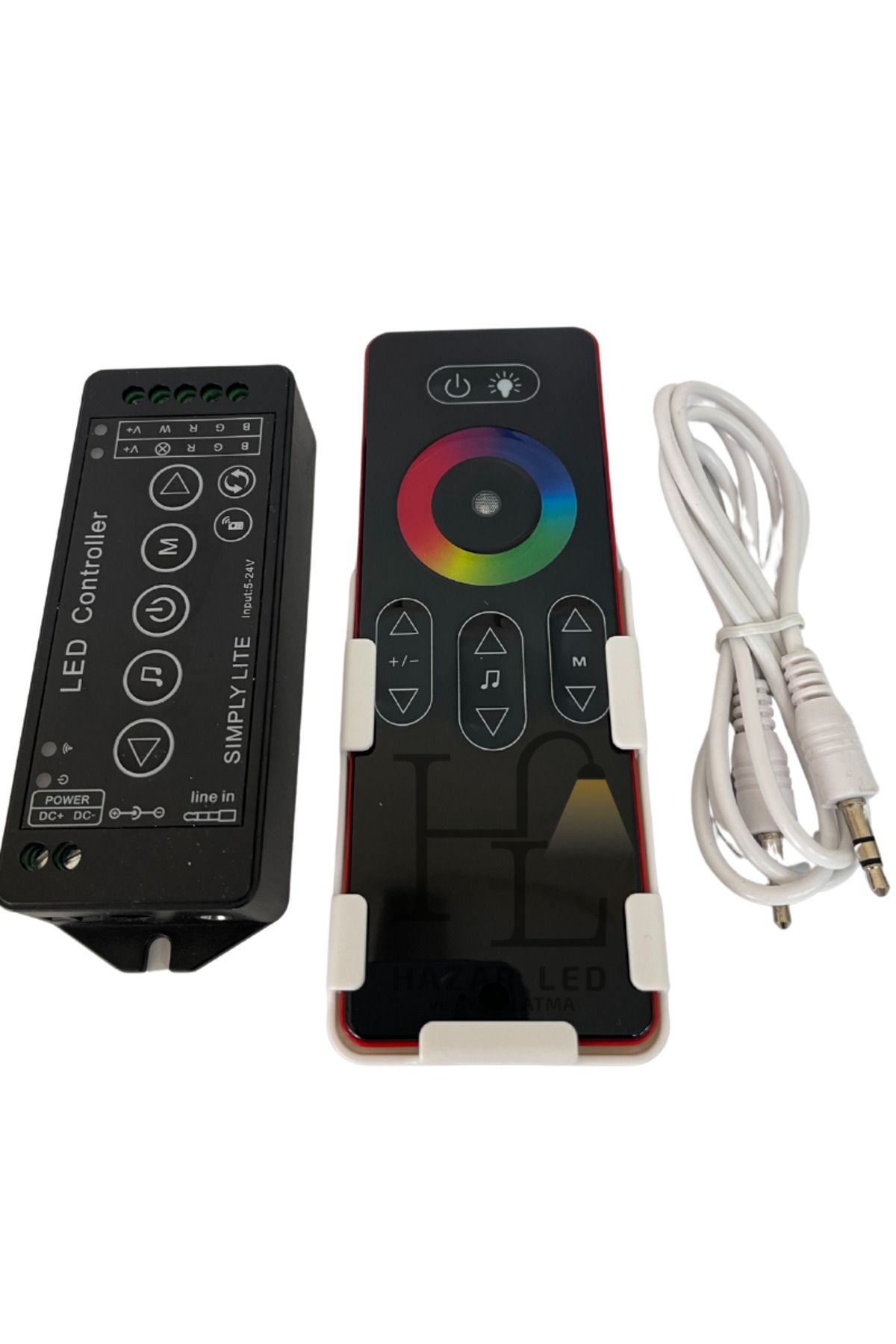 Hazar Led 12-24 Volt 18 Amper RGBW Touch Dokunmatik Led Kontrol Cihazı Ses ve Müzik Kumandası