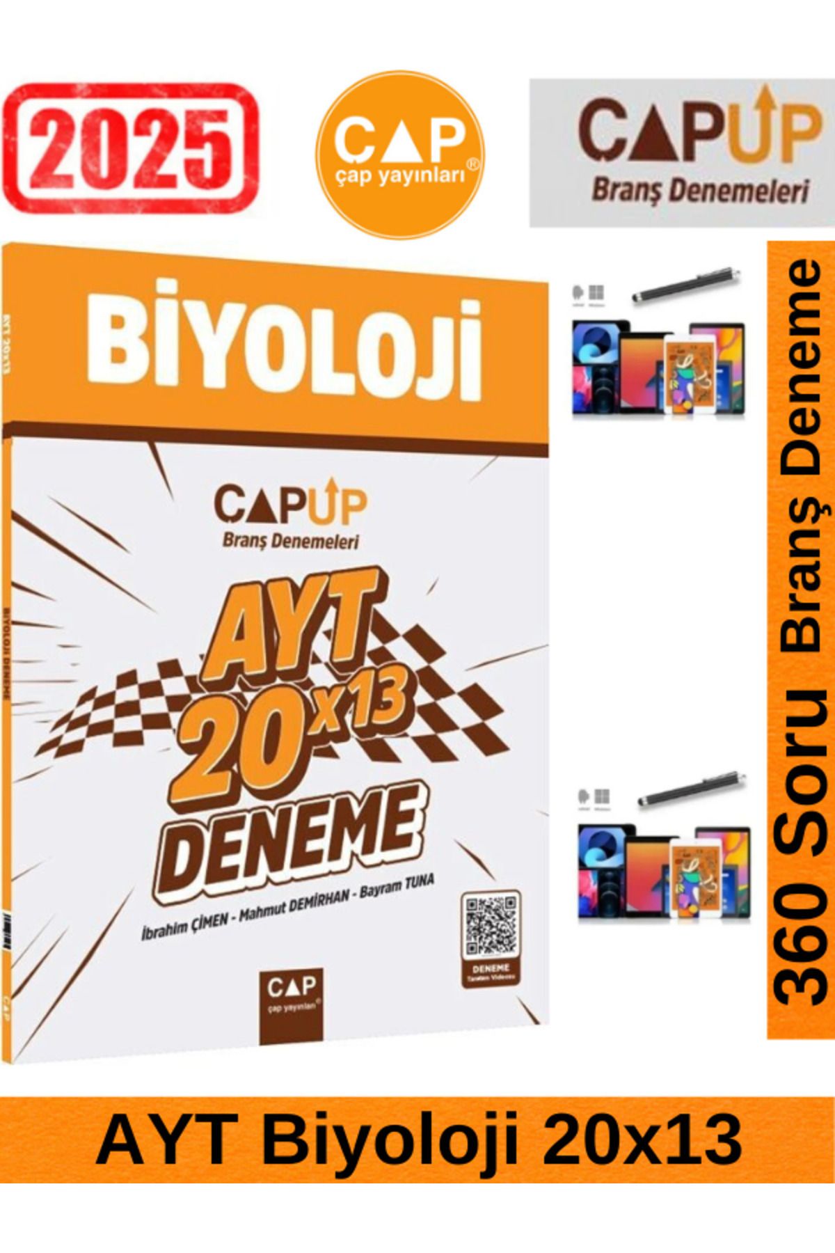 Ens Yayıncılık Çap 2025 AYT Biyoloji 20 X 13 Up Deneme (260 Soru)Yeni Ürün+Dokunmatik Kalem