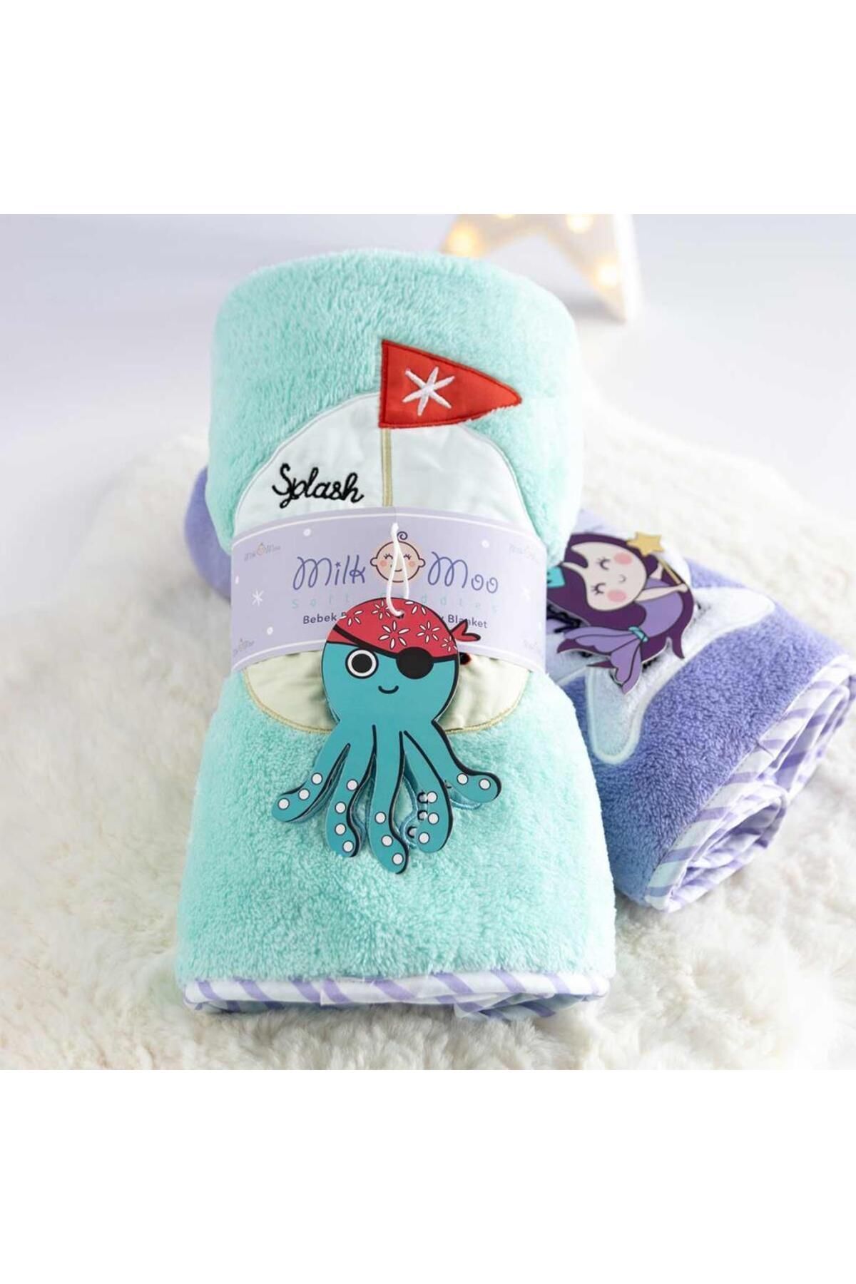 Milk & Moo-Milk&Moo Babydecke – Seemann und Oktopus 7