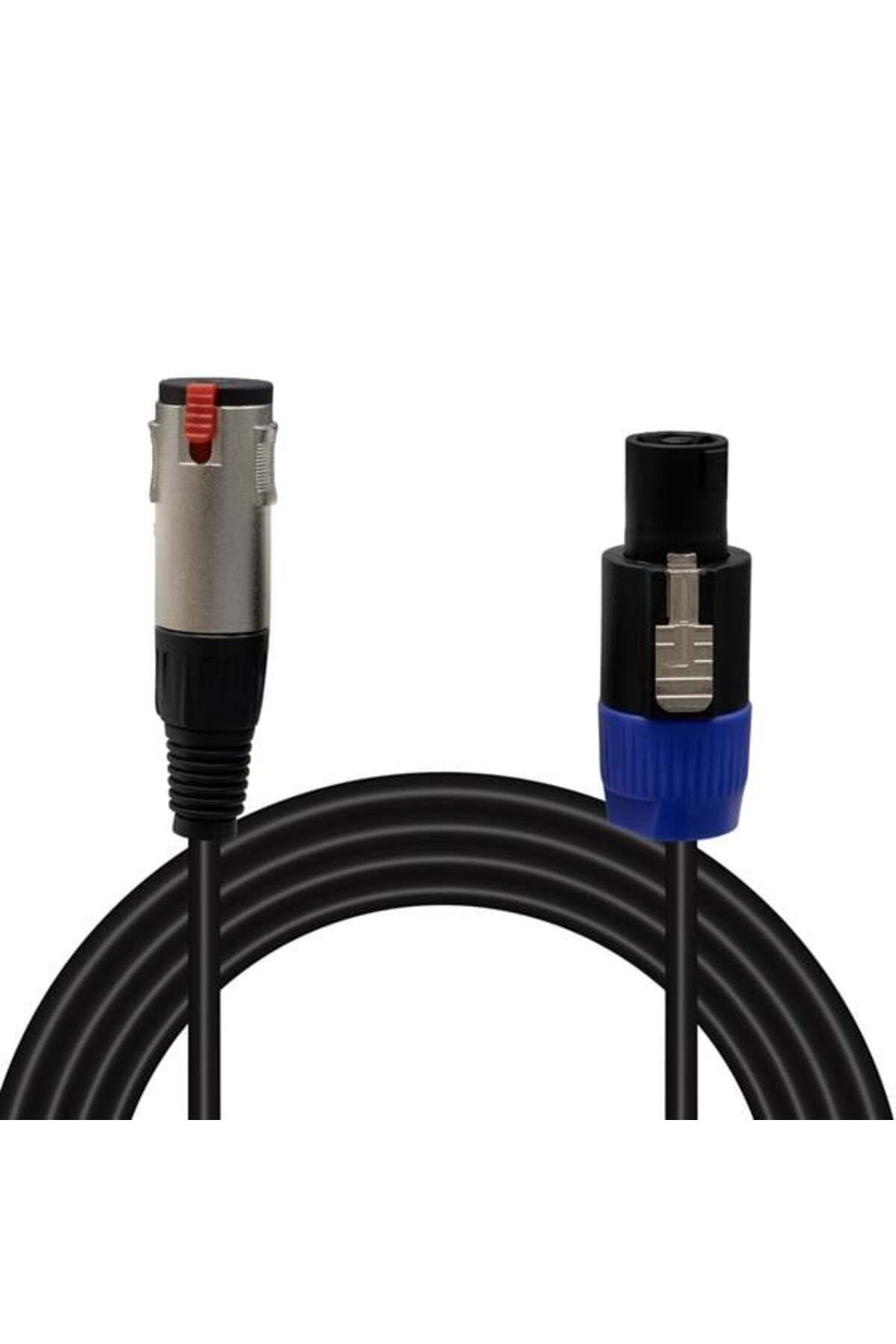 Pazarcan Magicvoice Ld384 Specon Erkek - Canon Dişi Çevirici 1.5 Metre Kablo
