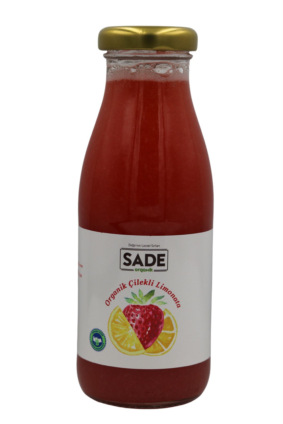 Sade Organik Organik Çilekli Limonata 250 ml