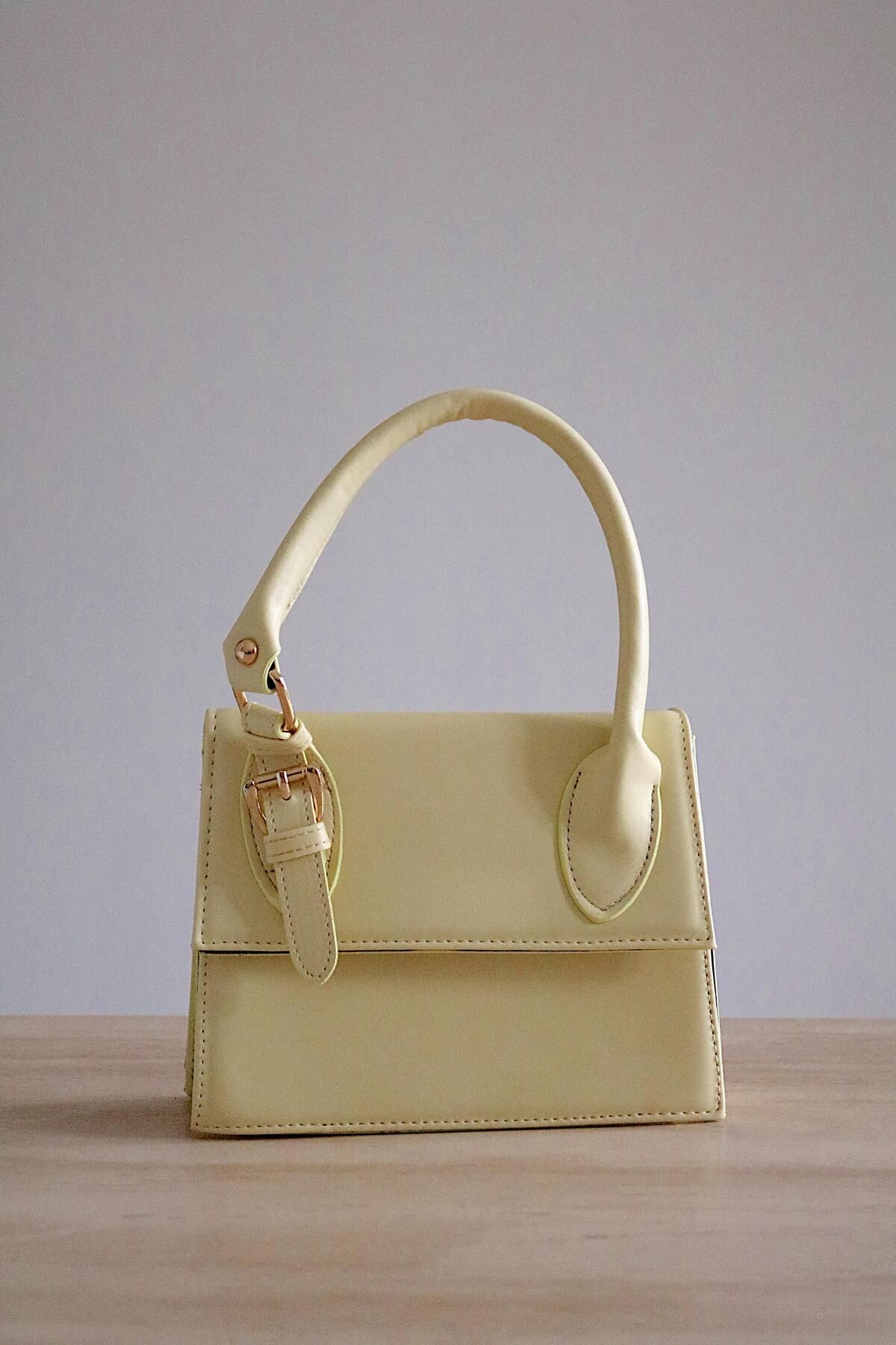 Fistan Byn Melisa Halsey Butter Yellow Çanta