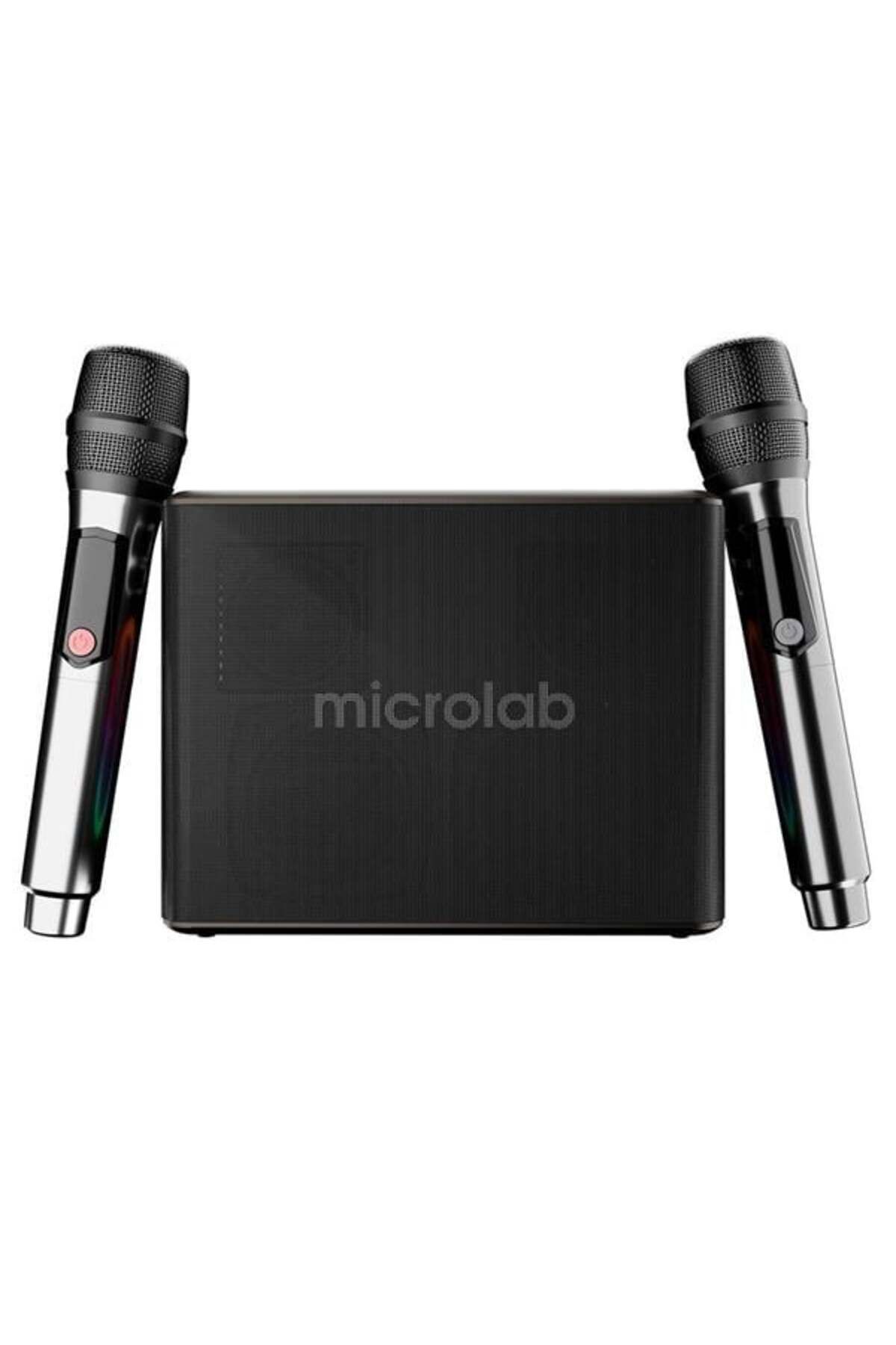 robotrend Microlab M60 Vega 100W Rgb 2 Adet Kablosuz Mikrofonlu Bluetooth Karaoke Hoparlör (15.000Mah Batarya