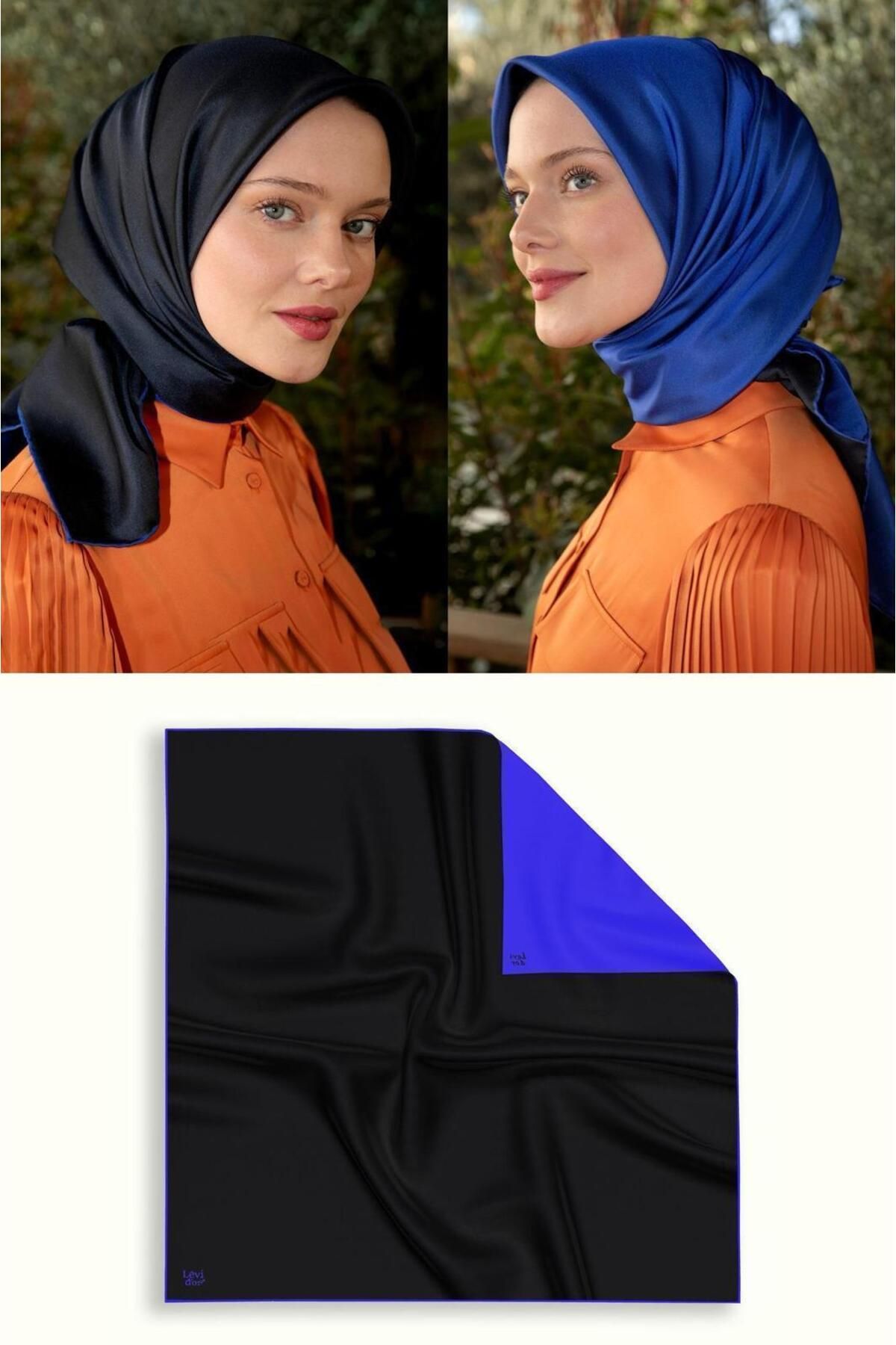 Elit Scarf Çift Taraflı Twill İpek Eşarp