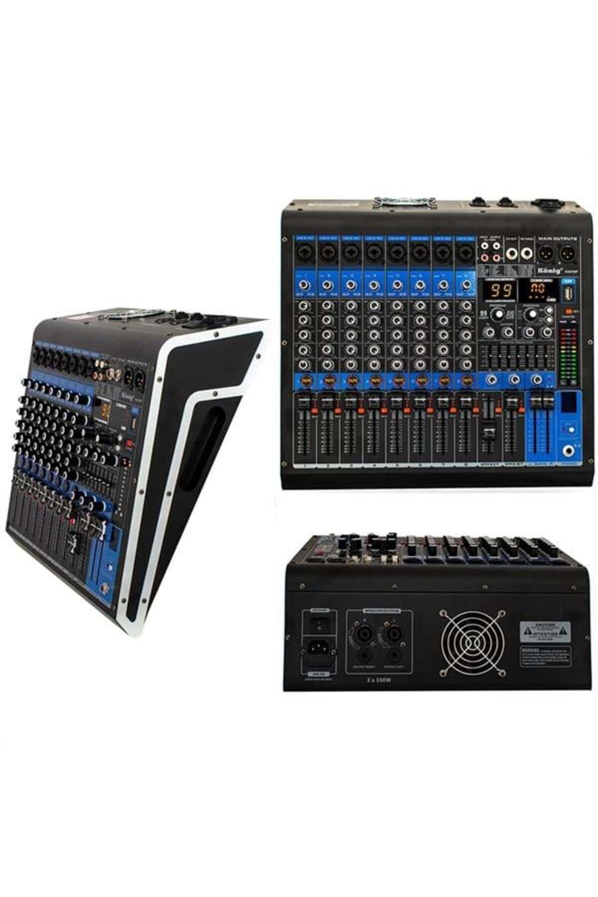 robotrend König Ka-8700 8 Kanal 2X350 Watt 99 Dsp Mıxer Amfi