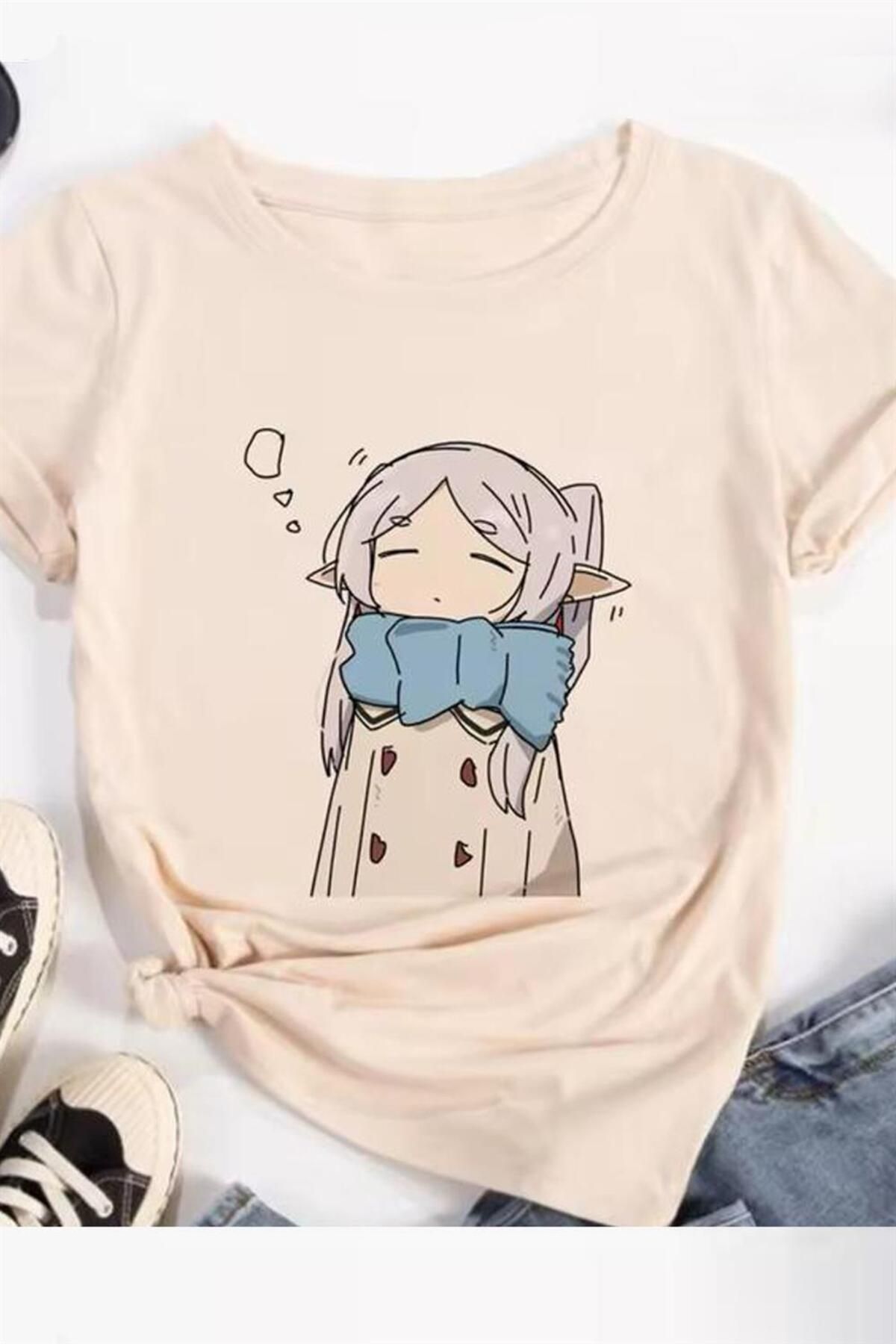 Karakedi Anime Frieren Beyond Journey's End Unisex T-shirt