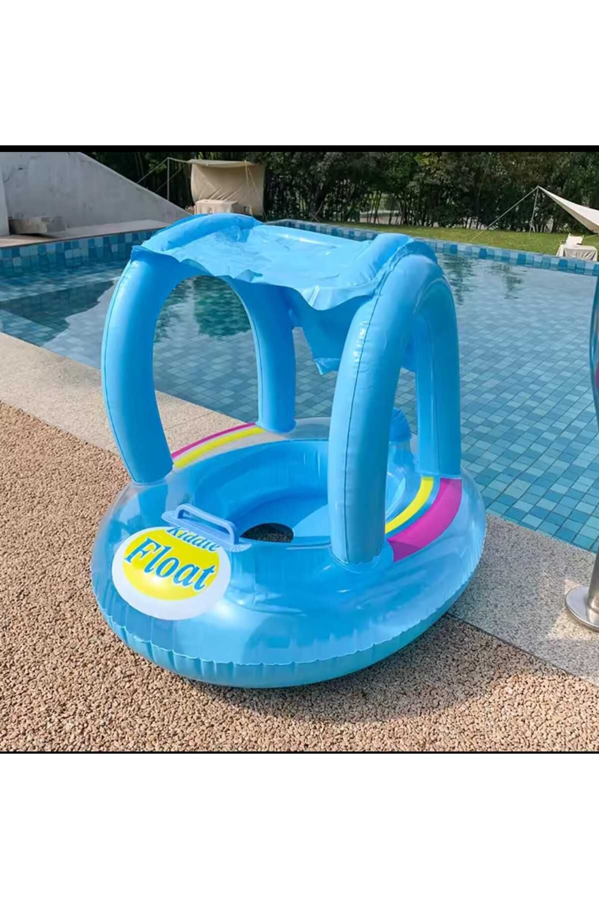 Sekk O Şişme Bot Bebek Simiti Baby Float Bebek Simidi Havuz Simidi Oyuncaklı