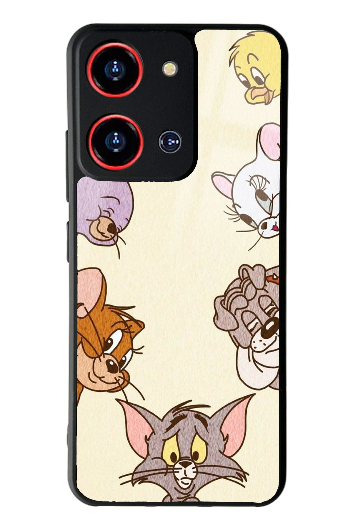 Spoyi Reeder S19 Max Pro S Zoom Tom and Jerry Tasarımlı Glossy Telefon Kılıfı