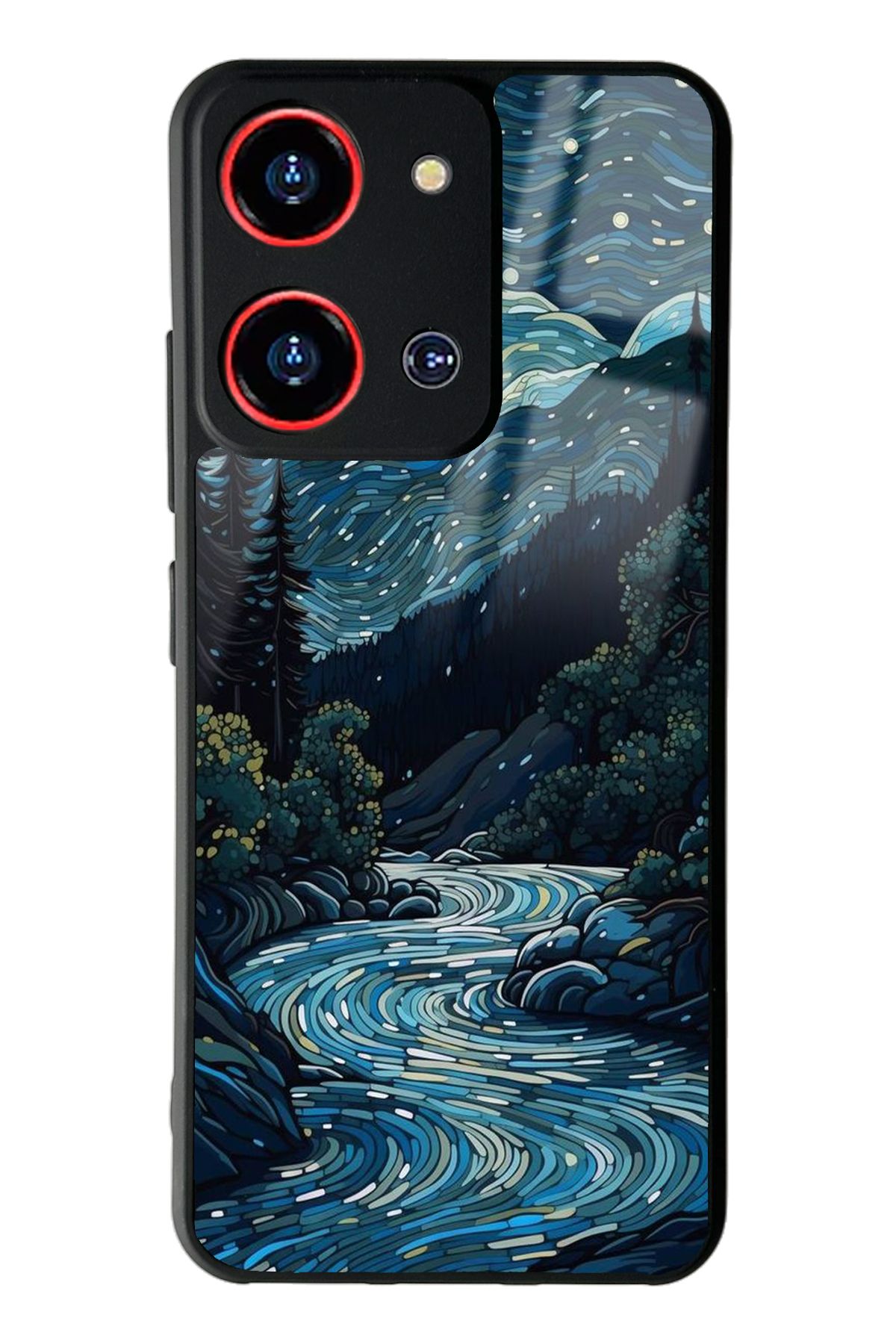 Spoyi Reeder S19 Max Pro S Zoom Night Tasarımlı Glossy Telefon Kılıfı