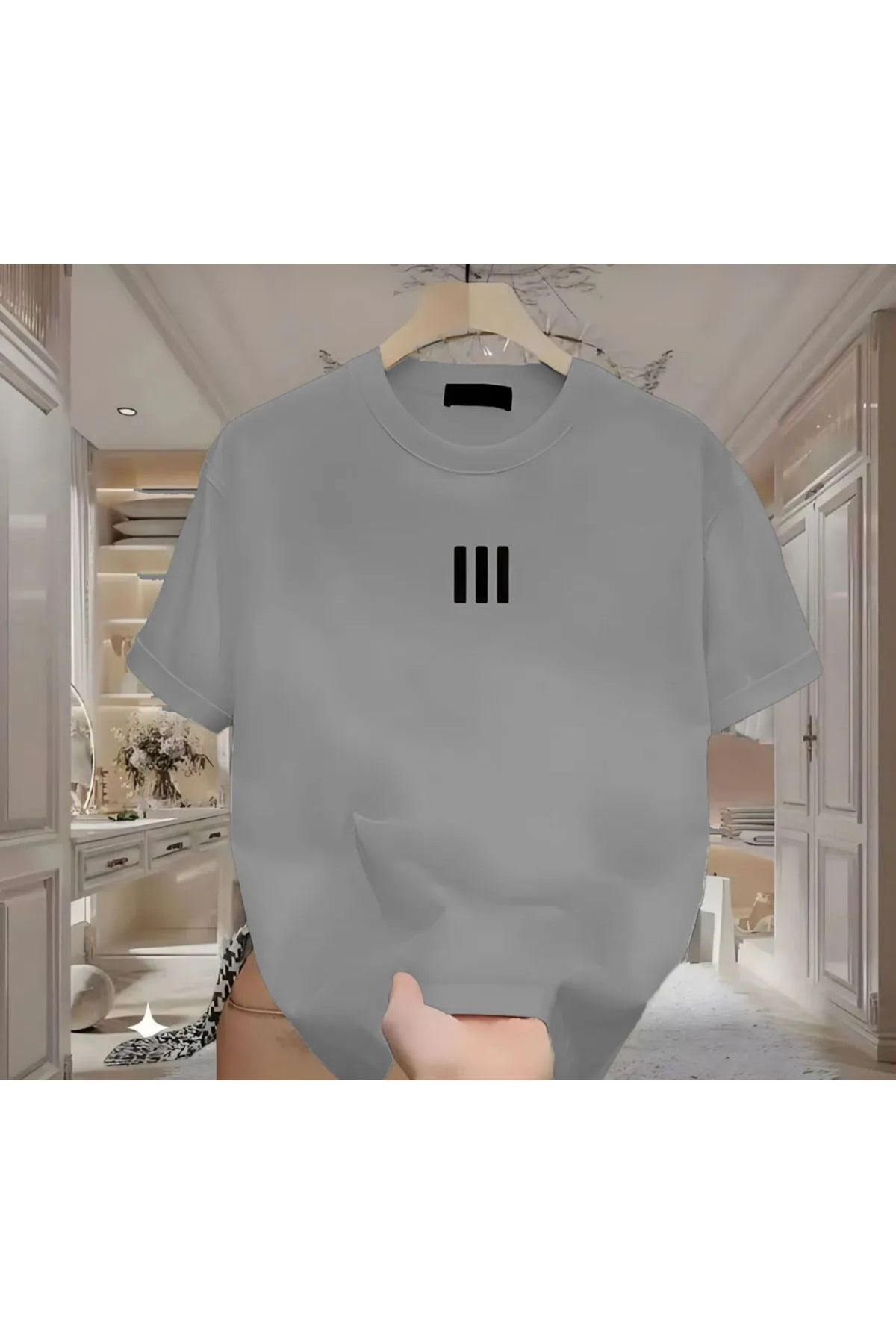 EQİ 3 çizgili erkek t-shirt