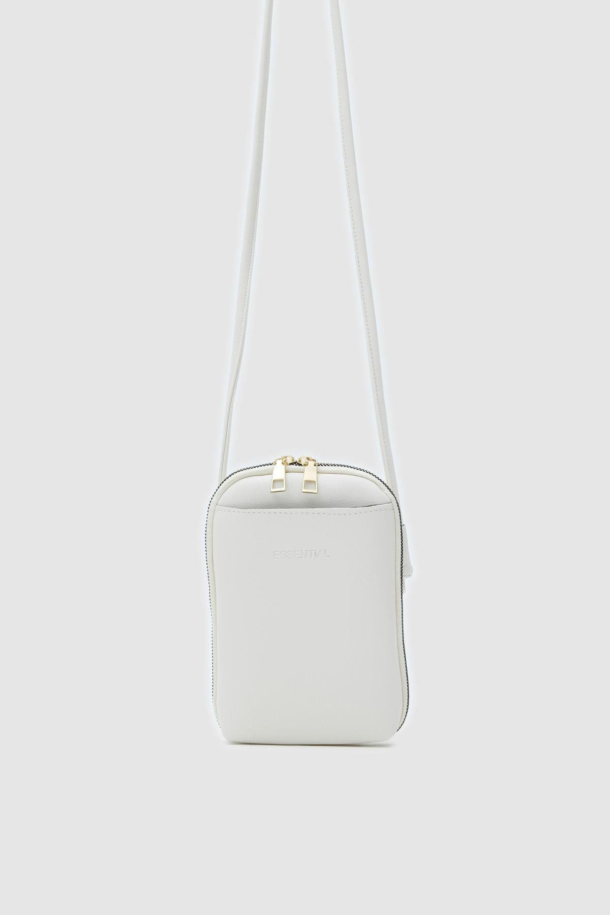 Tandi Bags Wox Krem Çapraz Çanta