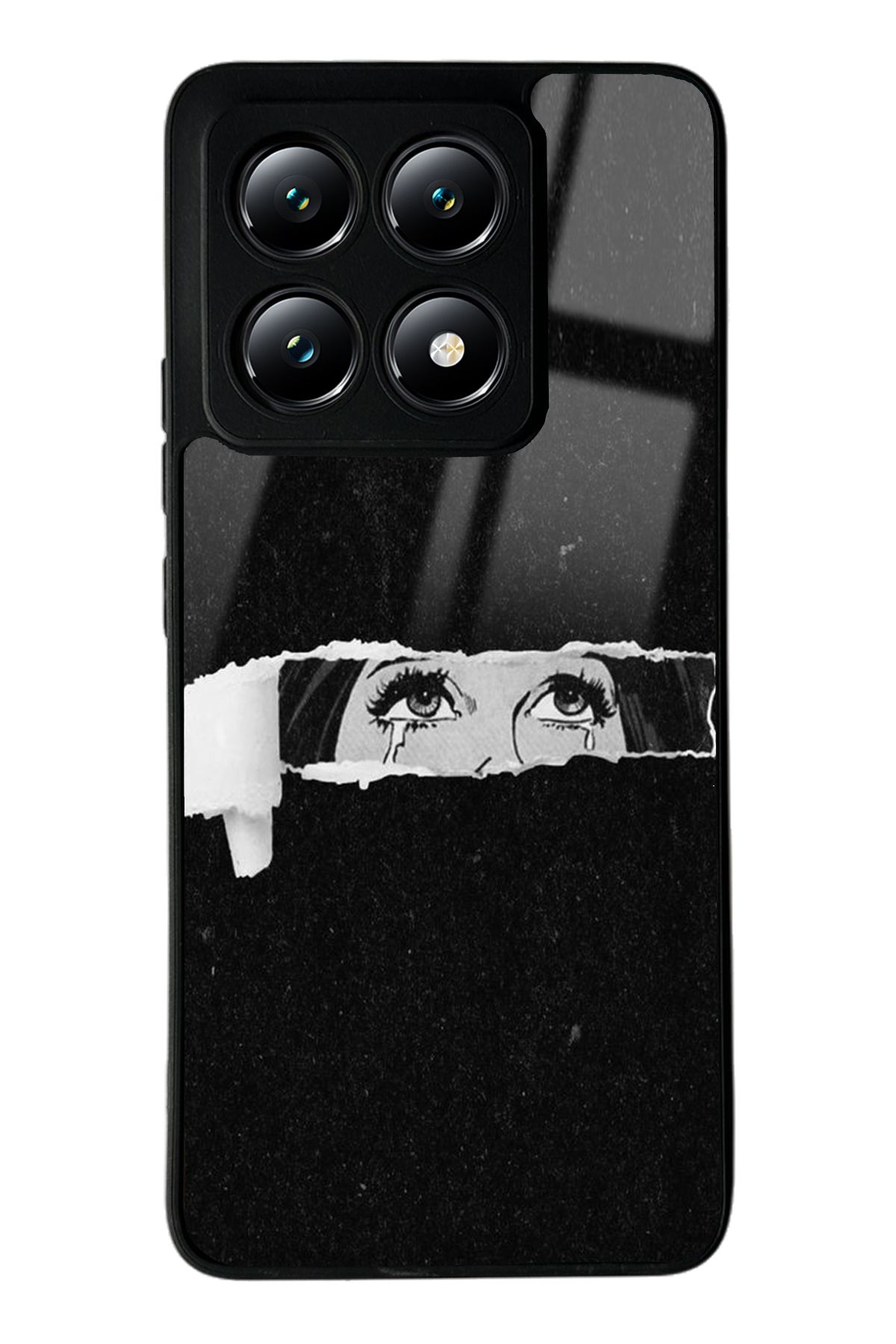 Spoyi Xiaomi Mi 14T Gözler Tasarımlı Glossy Telefon Kılıfı