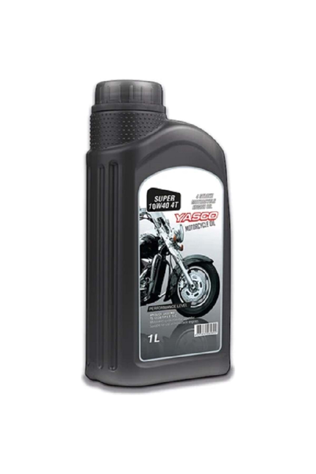 ultramotor Yasco Super 10W-40 4T 1 lt Motosiklet Yağı 12 Adetlik Koli