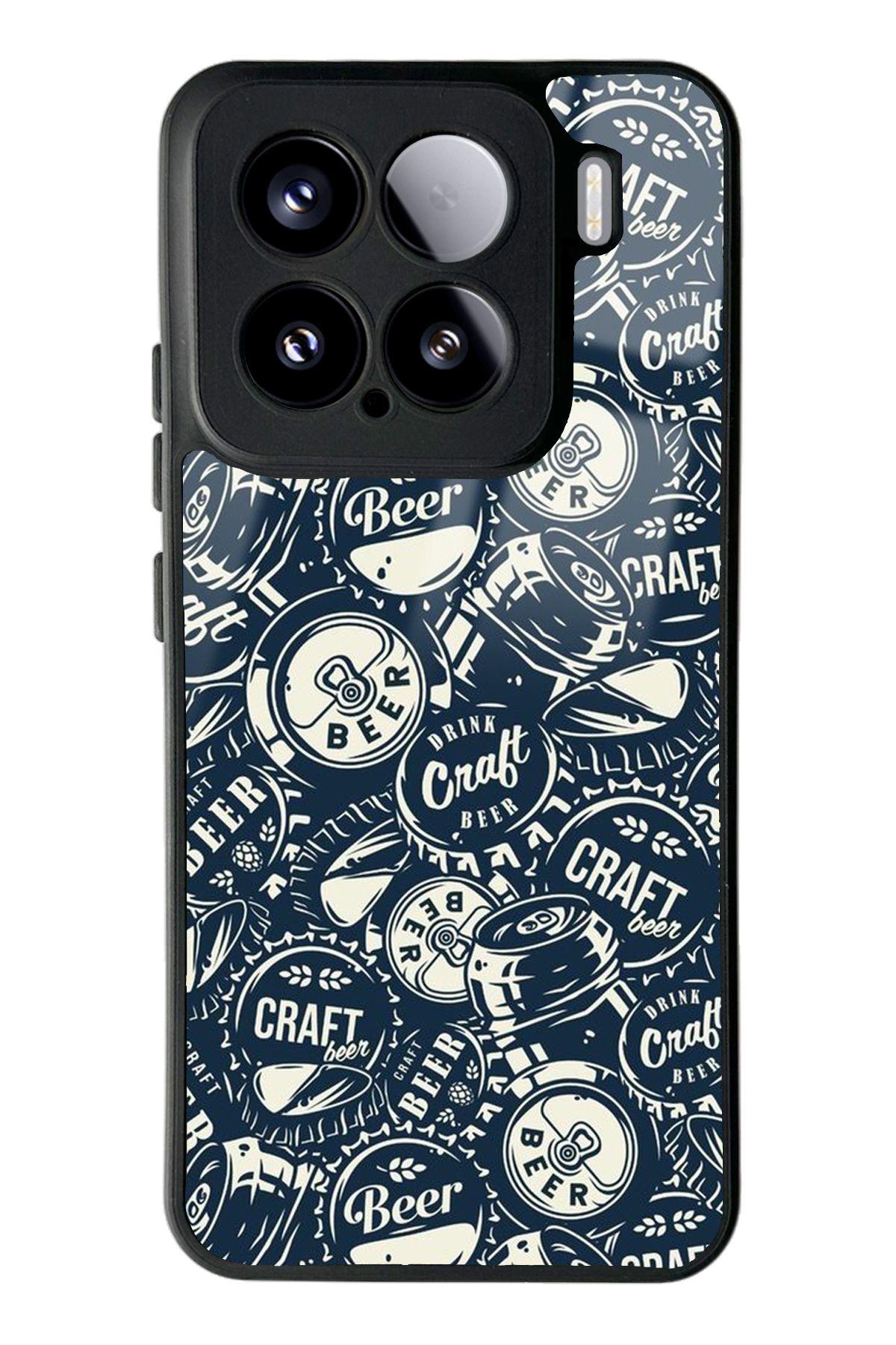 Spoyi Xiaomi Mi 15 Drink Tasarımlı Glossy Telefon Kılıfı
