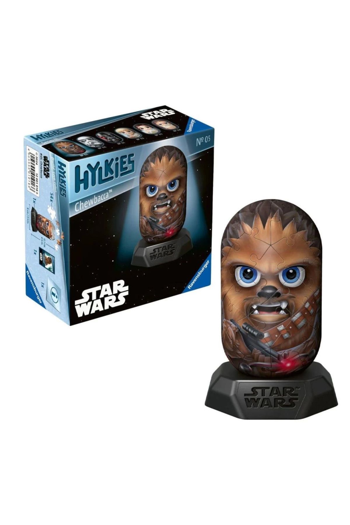 robotrend Çocuk 010166 Hylkies - Chewbacca 54 Parça Puzzle - No:05 - Ravensburger