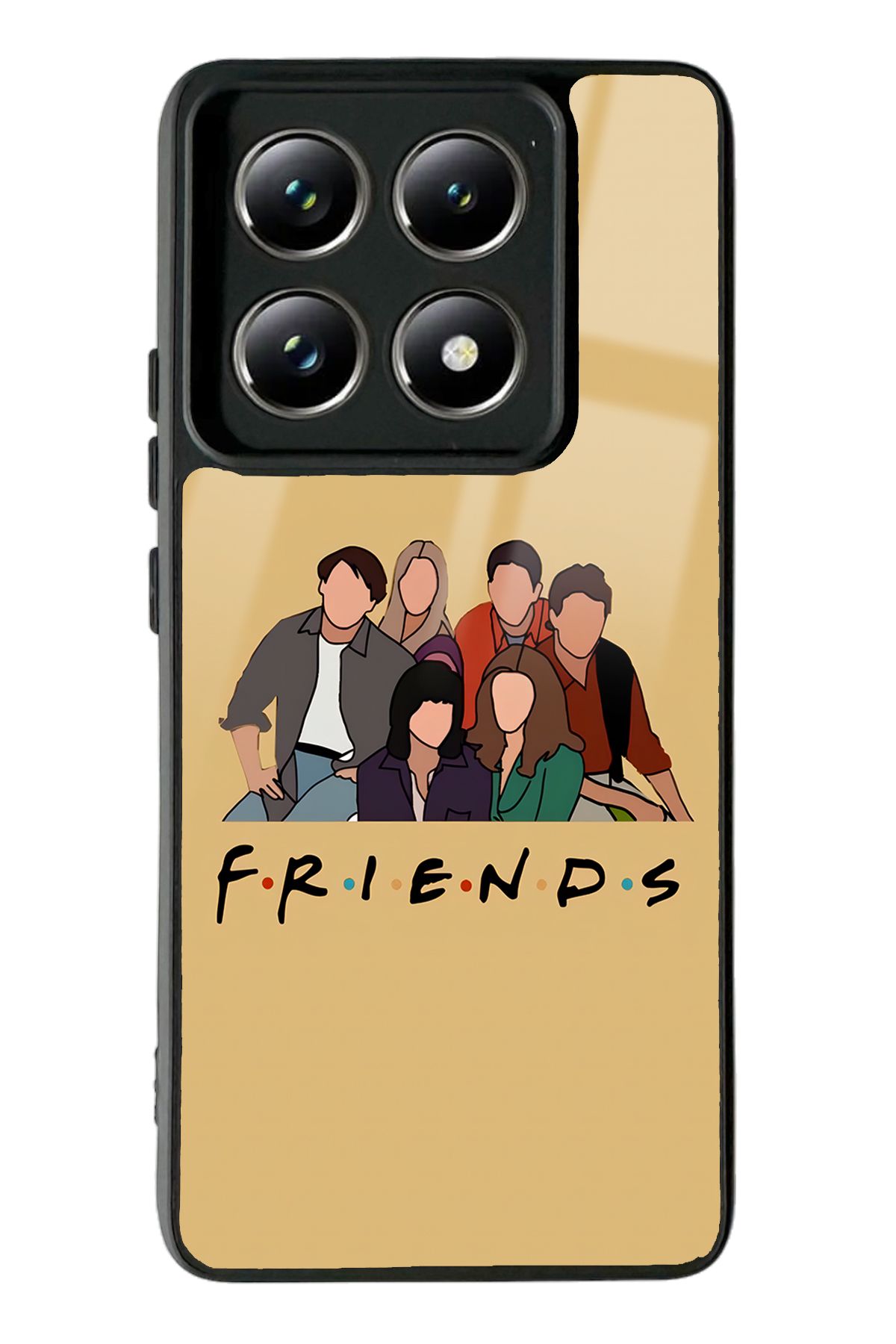Spoyi Xiaomi Mi 14 T Pro Friends Tasarımlı Glossy Telefon Kılıfı