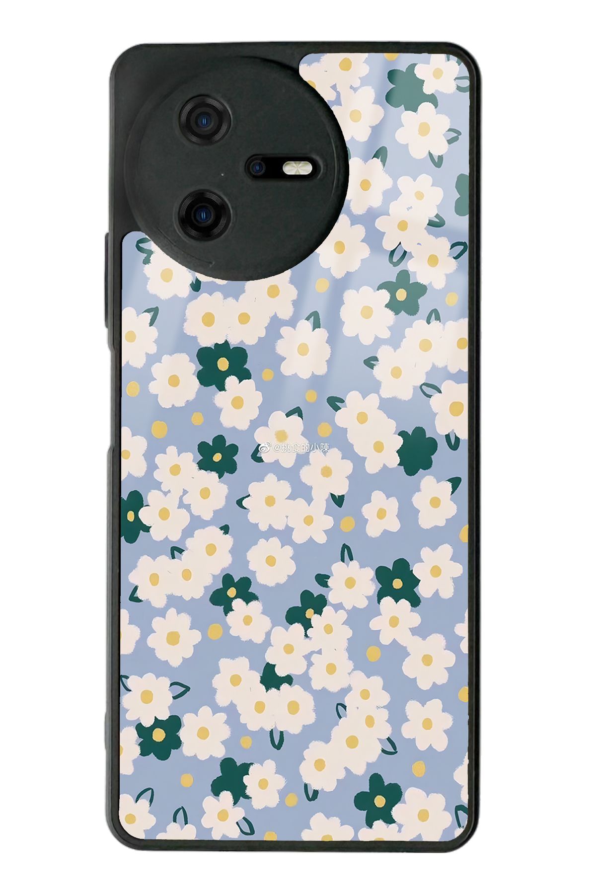 Spoyi Casper Via A40 Daisy Pattern Tasarımlı Glossy Telefon Kılıfı