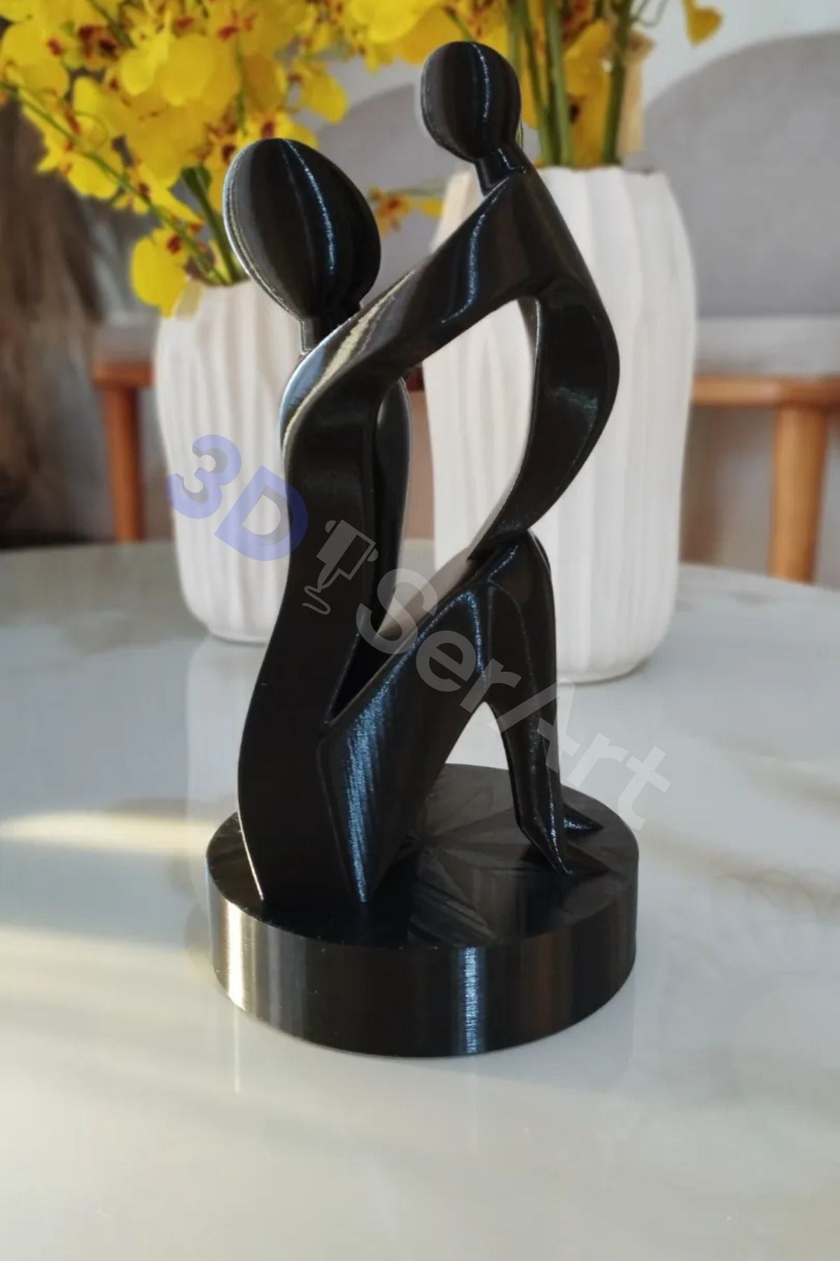 3D SerArt Anneler Günü Özel Anne ve Çocuk Biblo 17cm