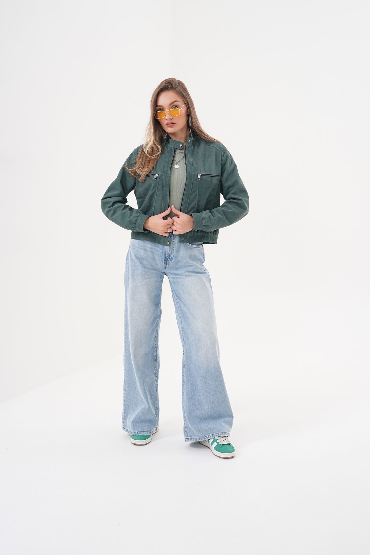 Metins Leather Kadın Deri Mont