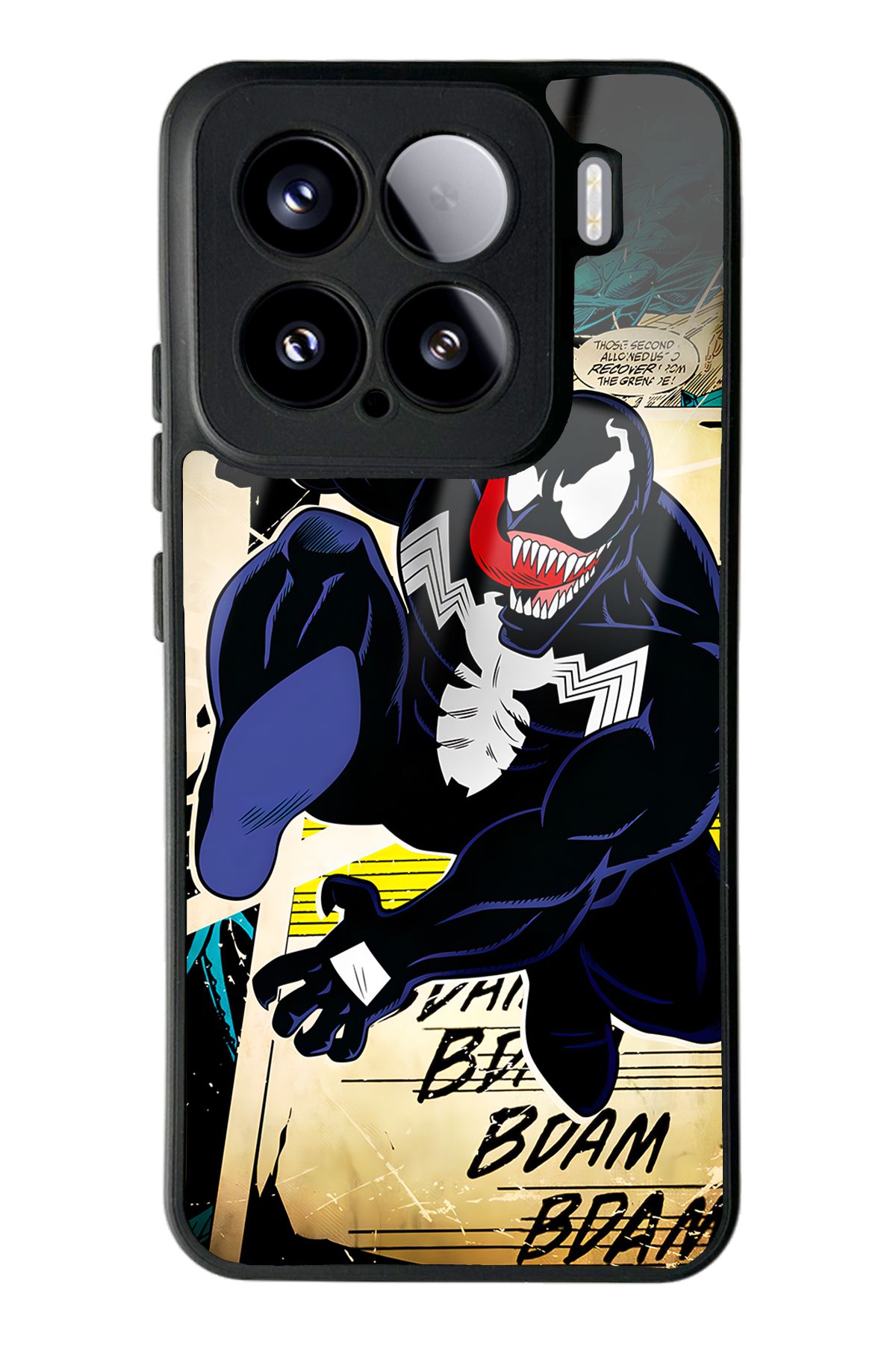 Spoyi Xiaomi Mi 15 Venom Tasarımlı Glossy Telefon Kılıfı