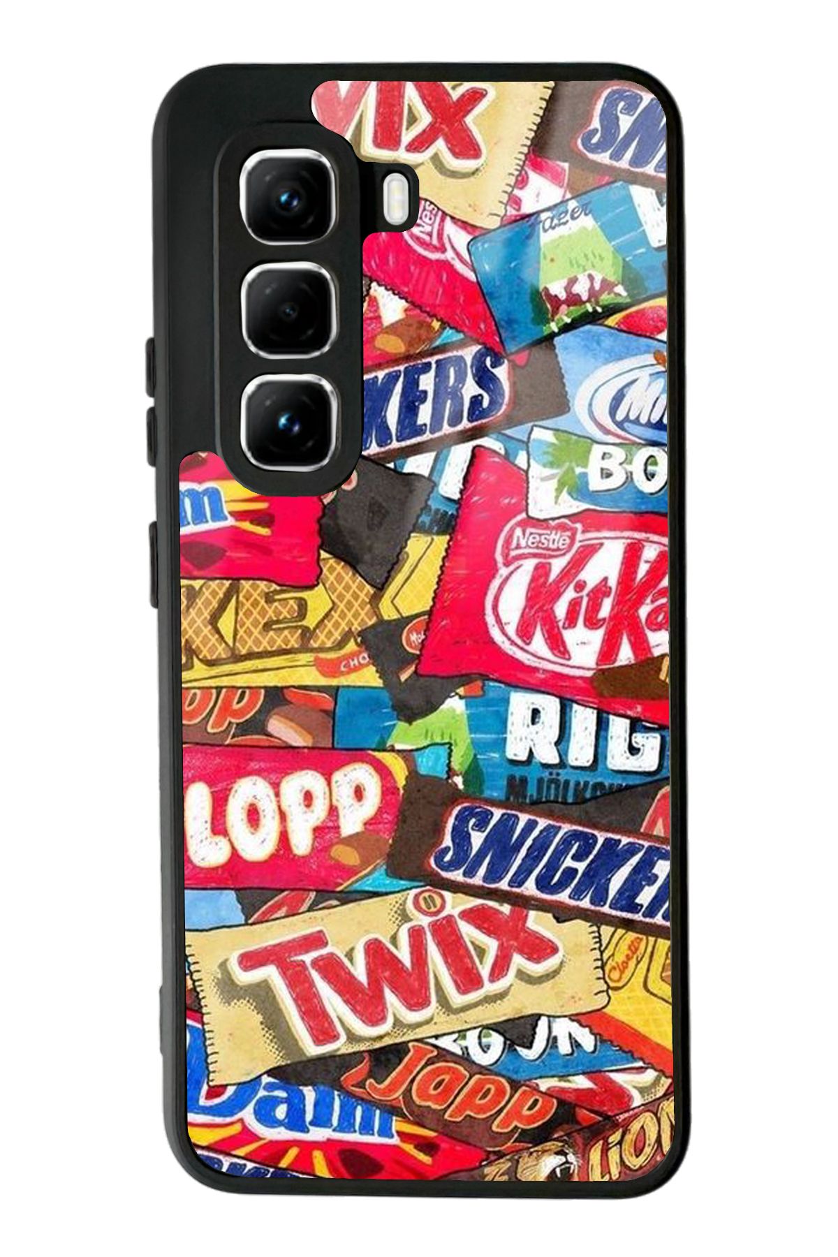 Spoyi İnfinix Hot 50 Pro Nostalji Tasarımlı Glossy Telefon Kılıfı