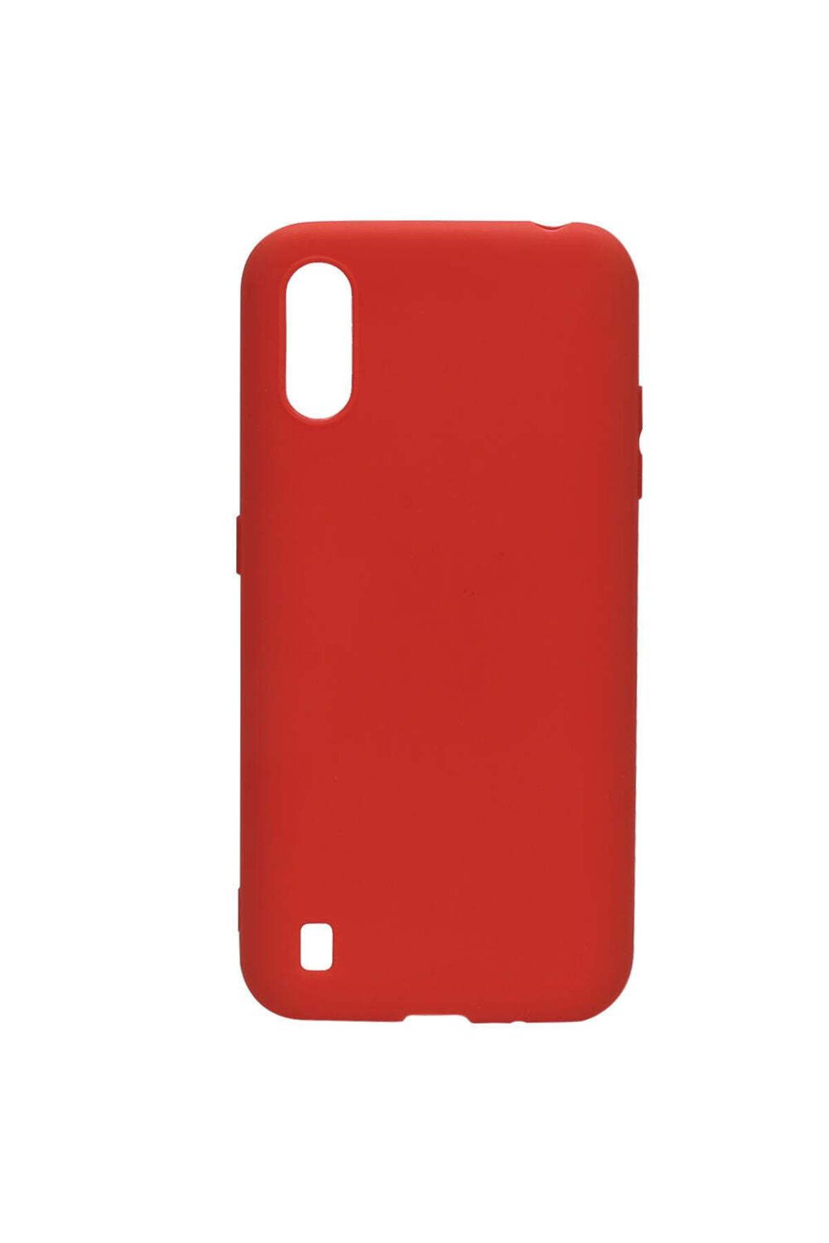REDz Accessories Carcasă Din Silicon Compatibilă Cu Samsung A01, Mată, Rezistentă La Șocuri, Tpu, Roșie - One Size