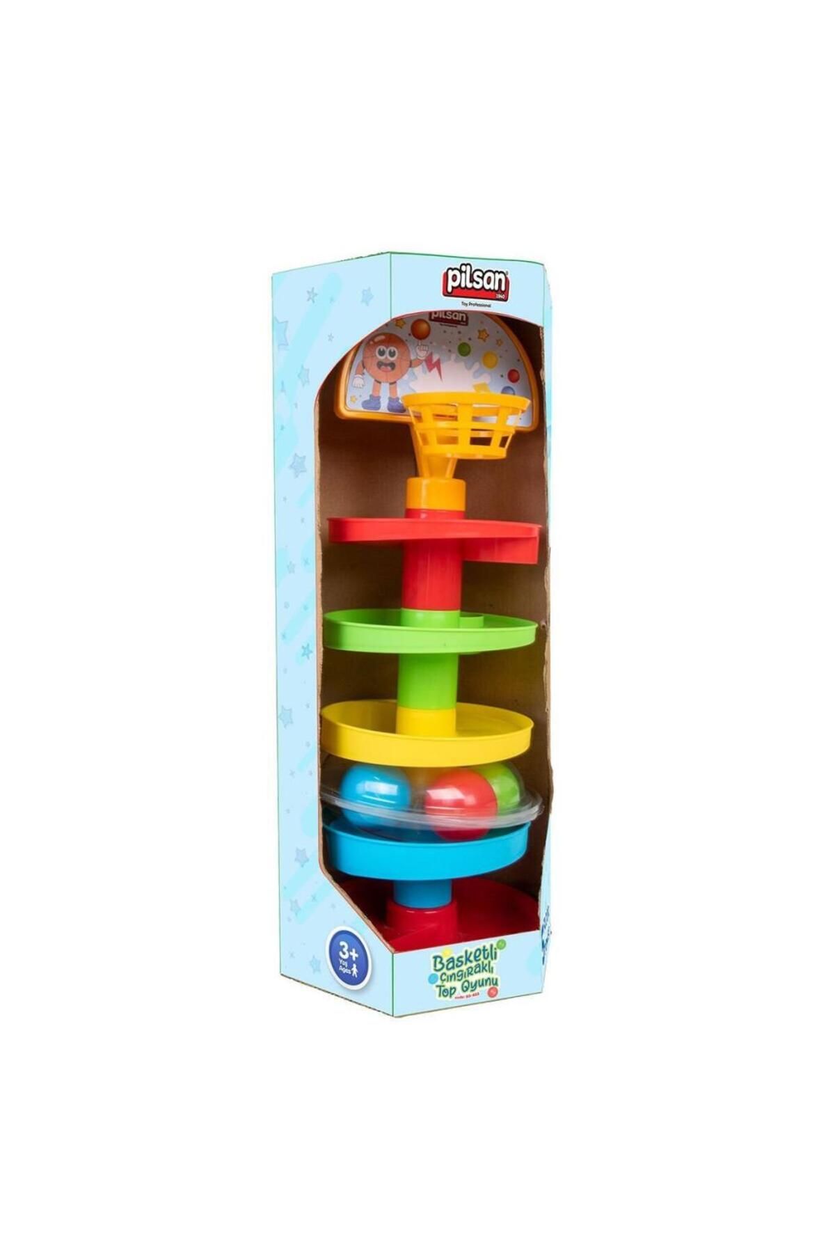 çankaya giyim uğur çankaya Nessiworld 03 653 Basketli Çıngıraklı Top Oyunu -Pilsan Oyuncak