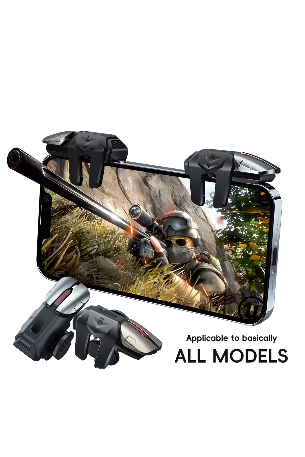 Fibaks-Pubg Game Console 6 Finger Easy Operation Shoot Trigger Sighting Apparatus Extra Sensitivity Game Console 2