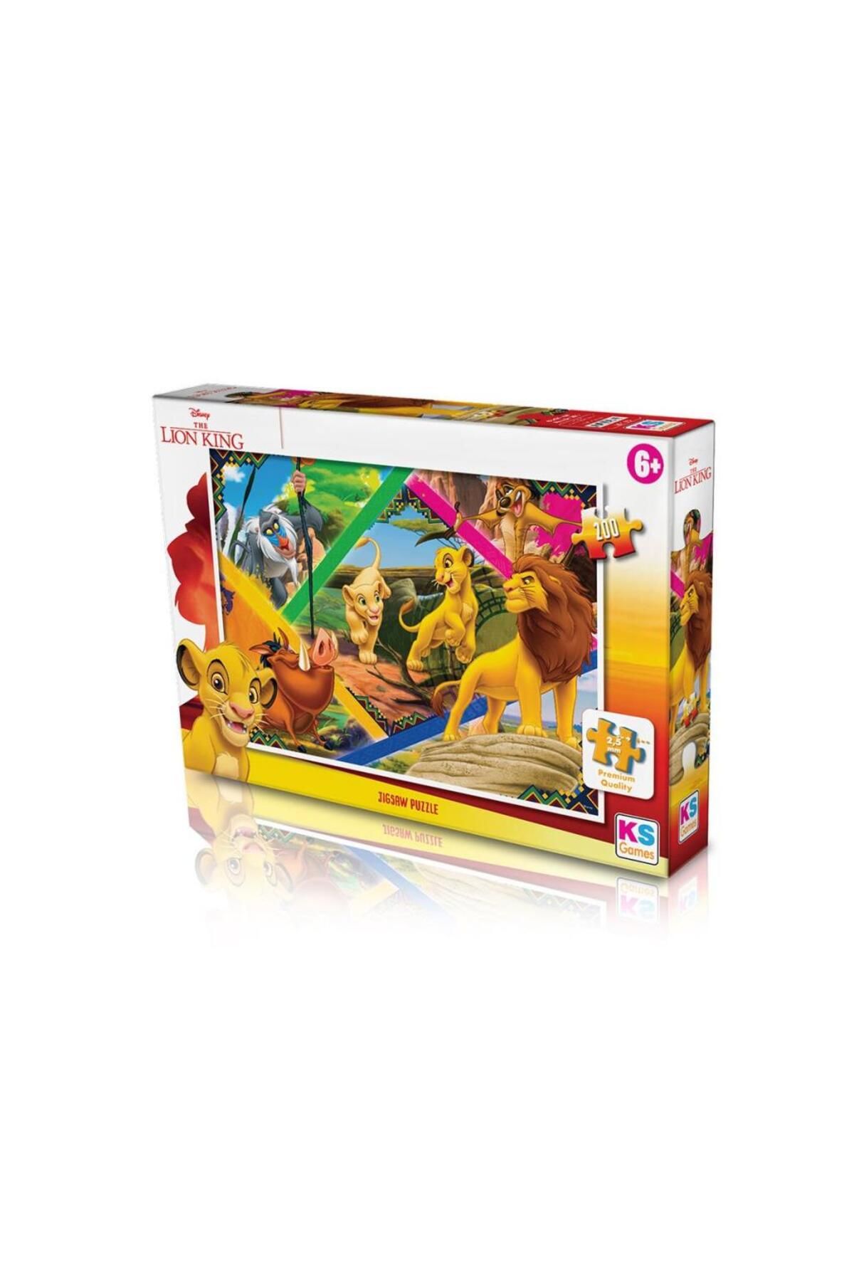 NessiWorld LK 113 Aslan Kral Puzzle 200 Parça - Ks Puzzle