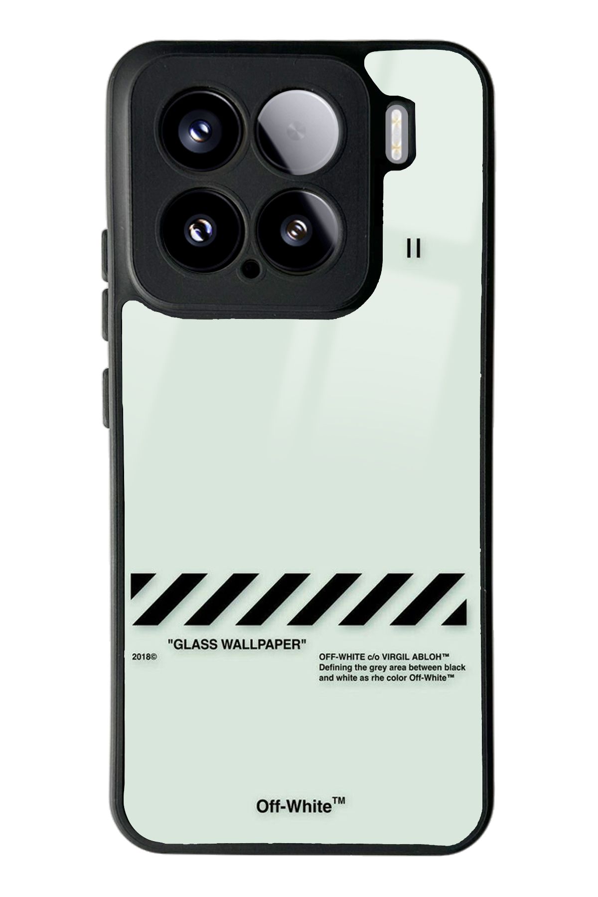 Spoyi Xiaomi Mi 15 Glass Tasarımlı Glossy Telefon Kılıfı