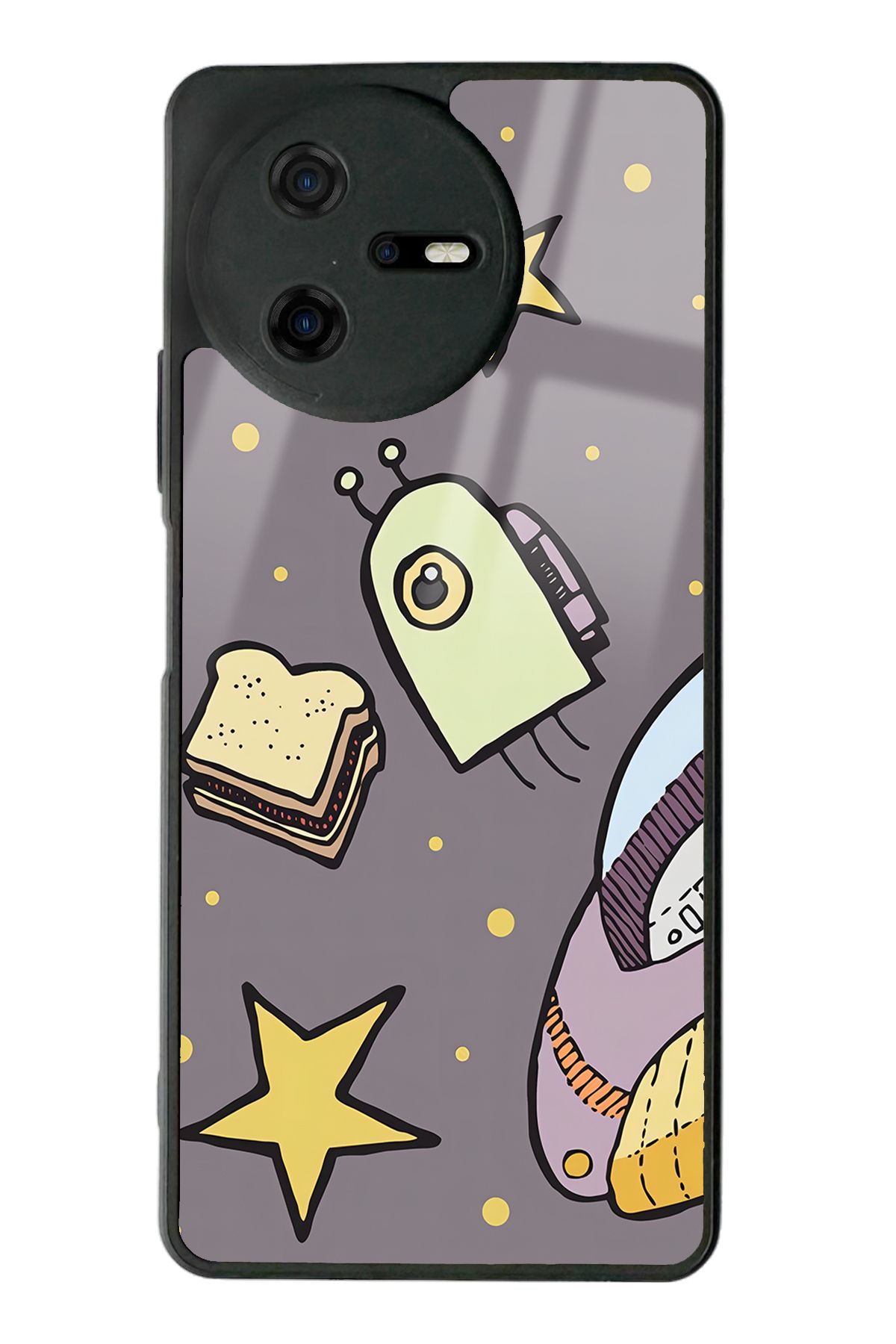 Spoyi Casper Via A40 Doodle Jump Tasarımlı Glossy Telefon Kılıfı