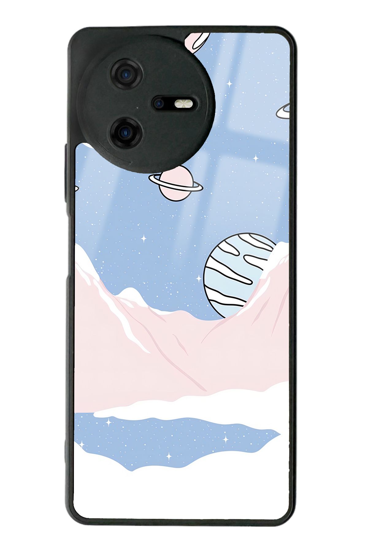 Spoyi Casper Via A40 Pastel Mount Tasarımlı Glossy Telefon Kılıfı