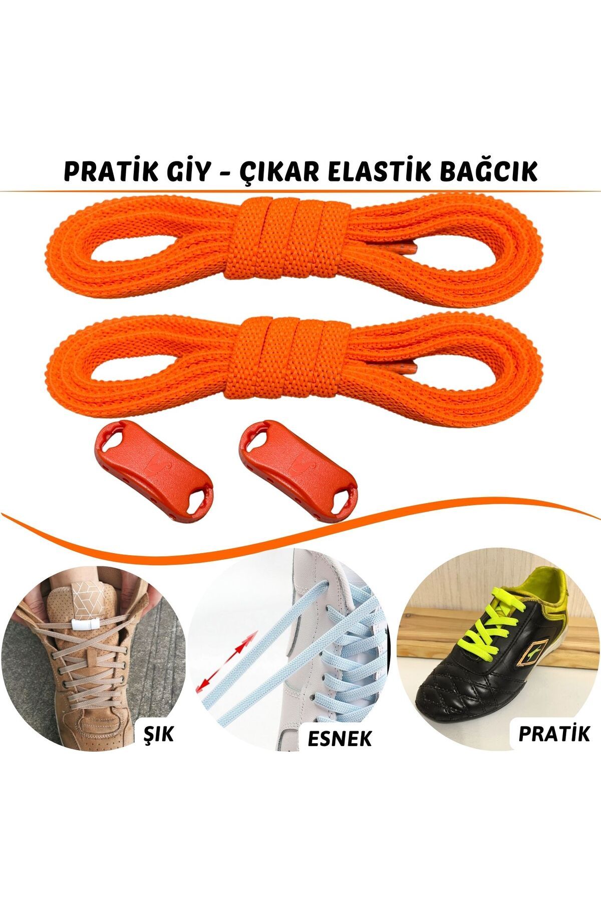 Mawrond Pratik, Akıllı,tak Bırak, Bağlamaya.çözmeye Gerek Olmayan Yeni Nesil Elastik,modern Ayakkabı Bağcığı