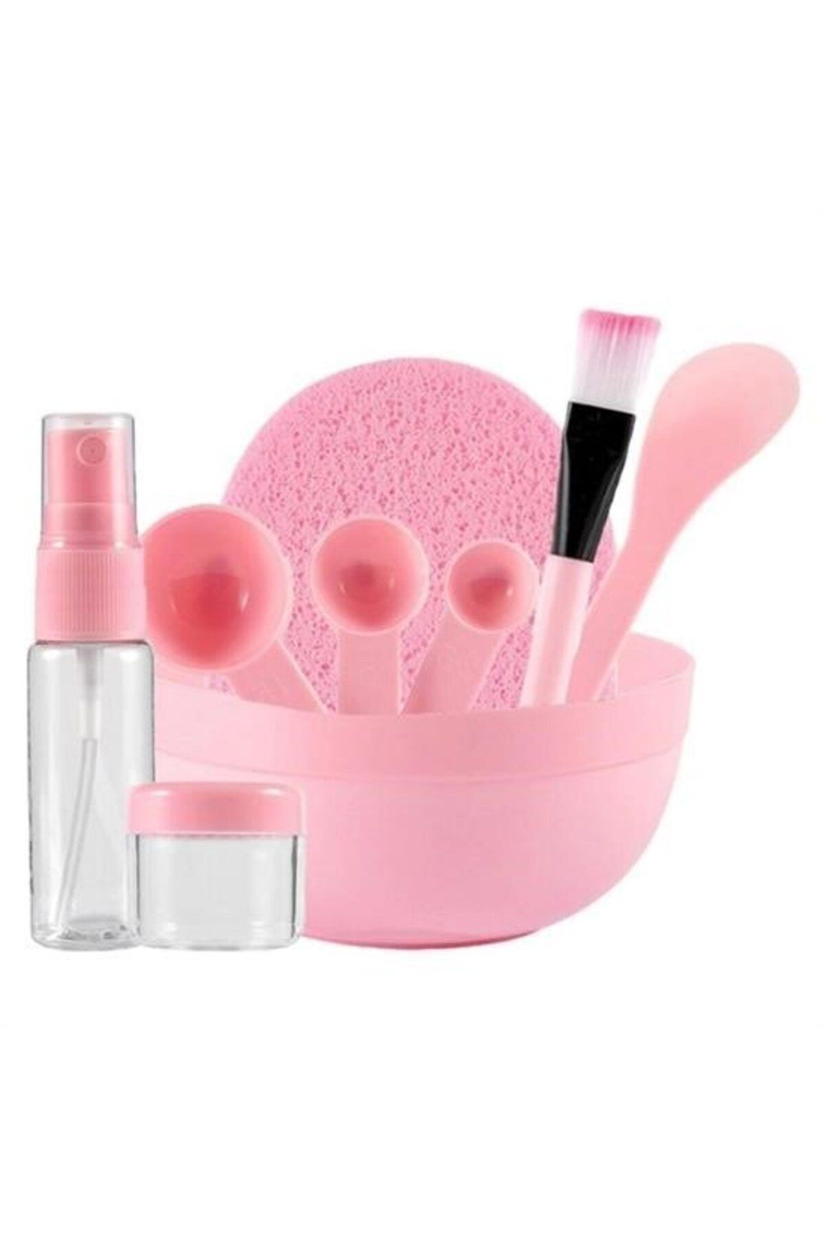 KfksStore Kendin Yap Yüz Maskesi Karıştırma Aleti Seti, 9 Parça DIY Yüz Maskesi Hazırlama Kabı Seti