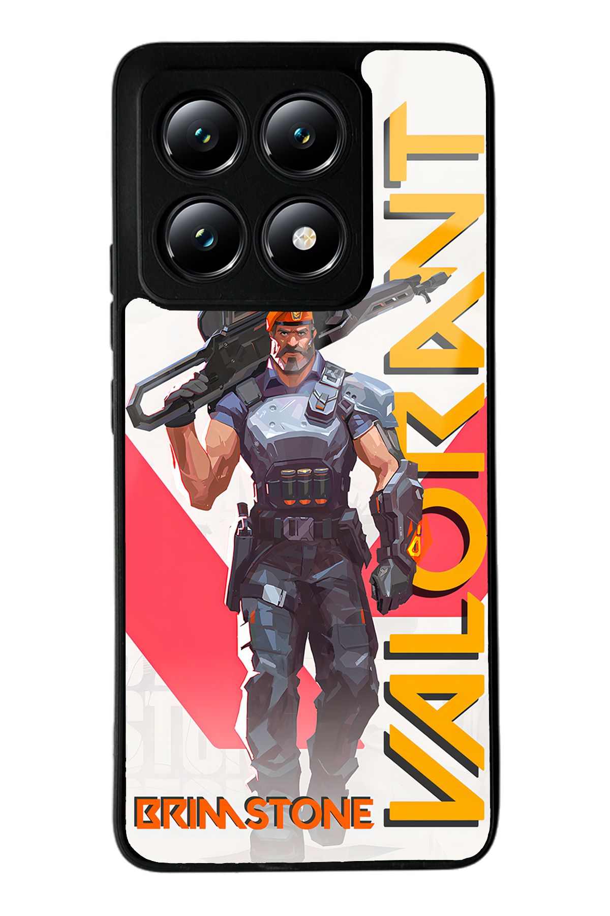 Spoyi Xiaomi Mi 14T Valorant Brimstone Tasarımlı Glossy Telefon Kılıfı