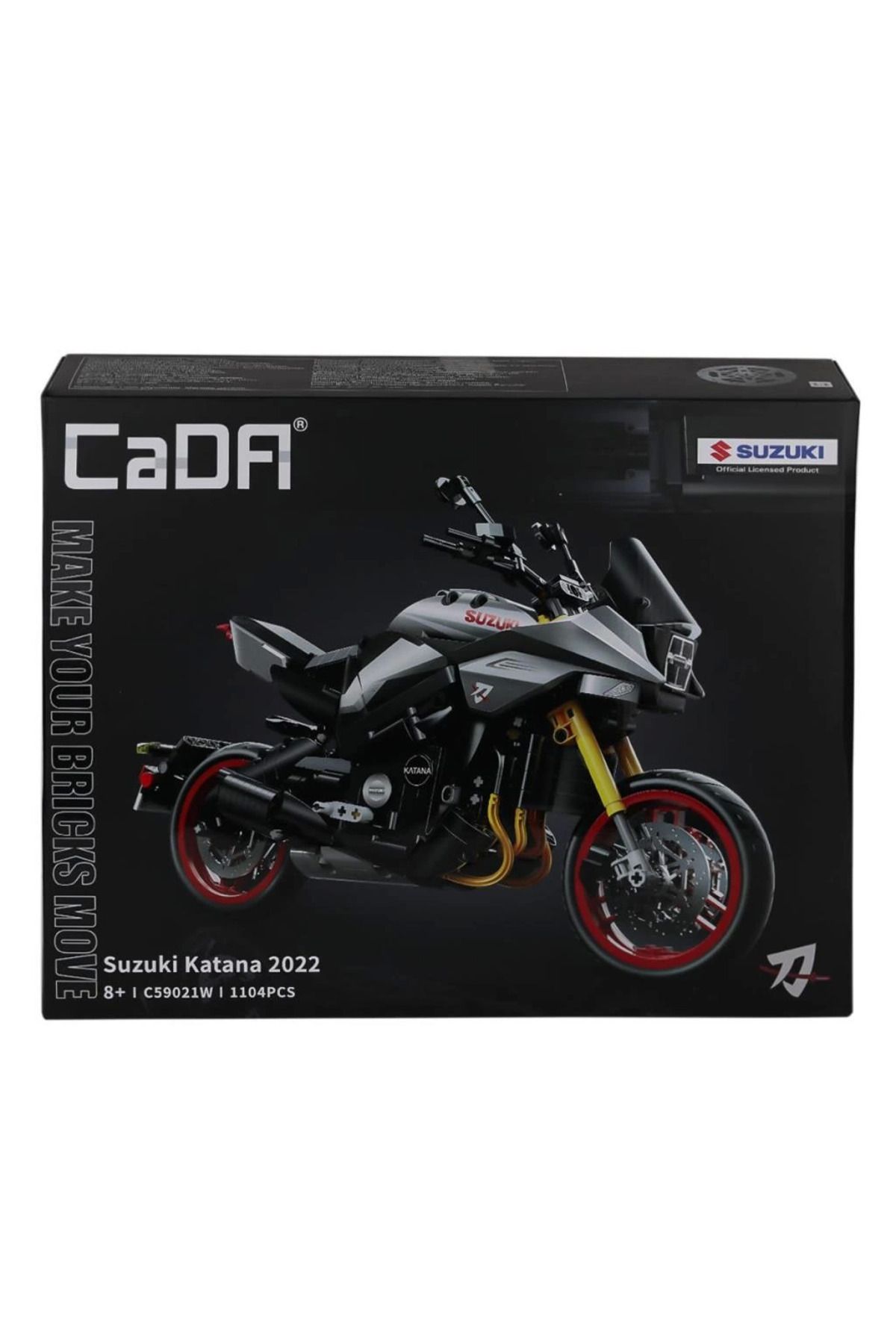 robotrend Suzuki Katana 2022 Blok Seti 1104 Parça Çocuklar İçin Yaratıcı Ve Eğitici Araba Seti