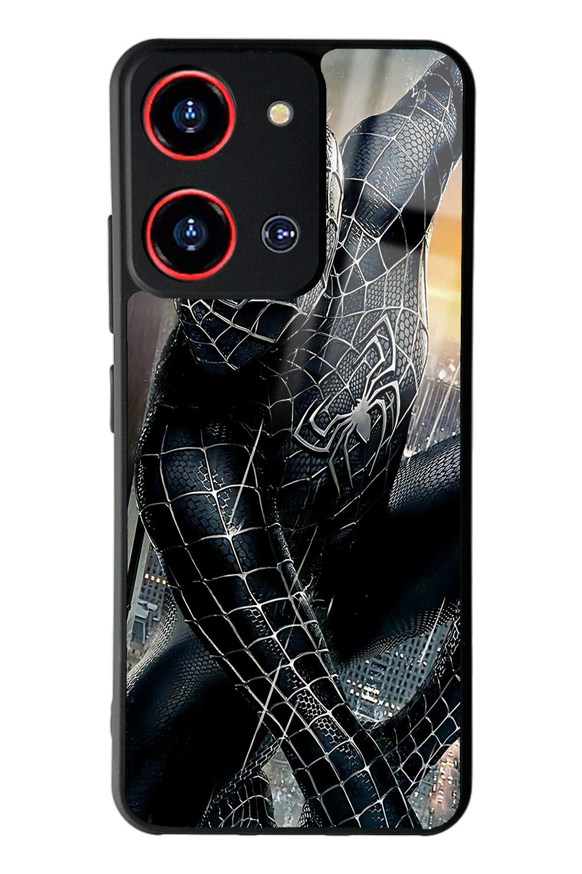 Spoyi Reeder S19 Max Pro S Zoom Dark Spider Tasarımlı Glossy Telefon Kılıfı