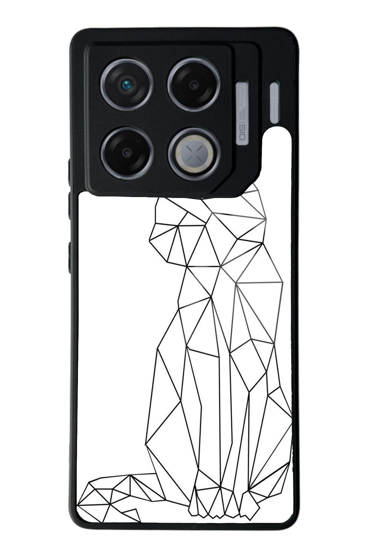 Spoyi İnfinix GT 20 Pro Cat Draw Tasarımlı Glossy Telefon Kılıfı