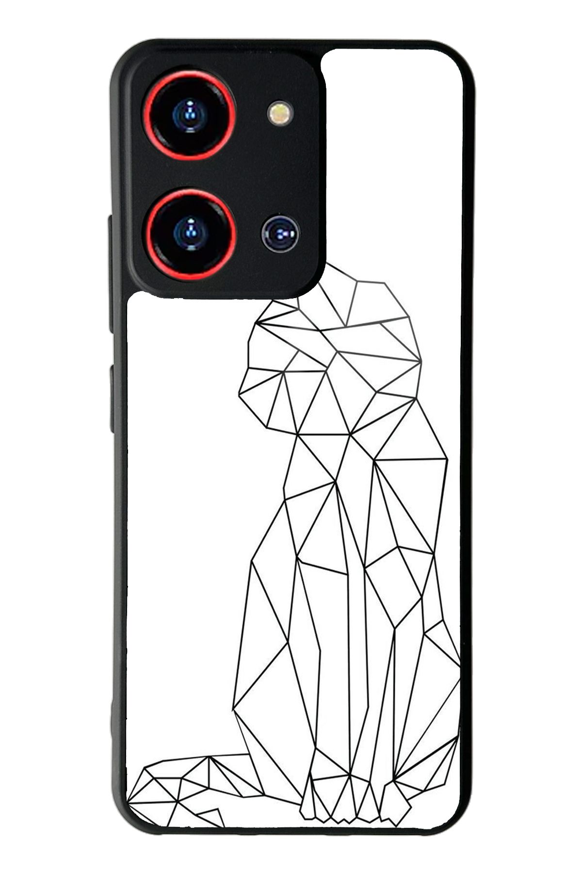 Spoyi Reeder S19 Max Pro S Zoom Cat Draw Tasarımlı Glossy Telefon Kılıfı
