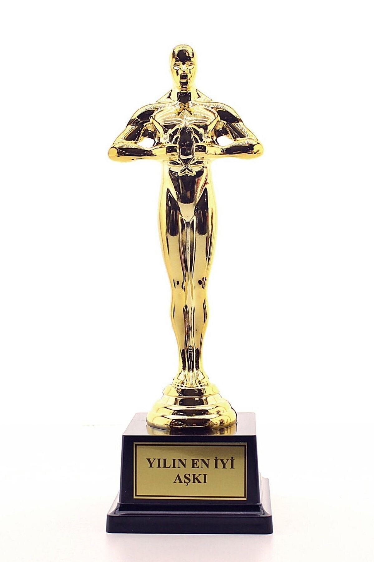 Kesene Yılın En İyi Aşkı Oscarı Ödülü Eşe Sevgiliye Anneye Babaya Hediye Büyük Boy
