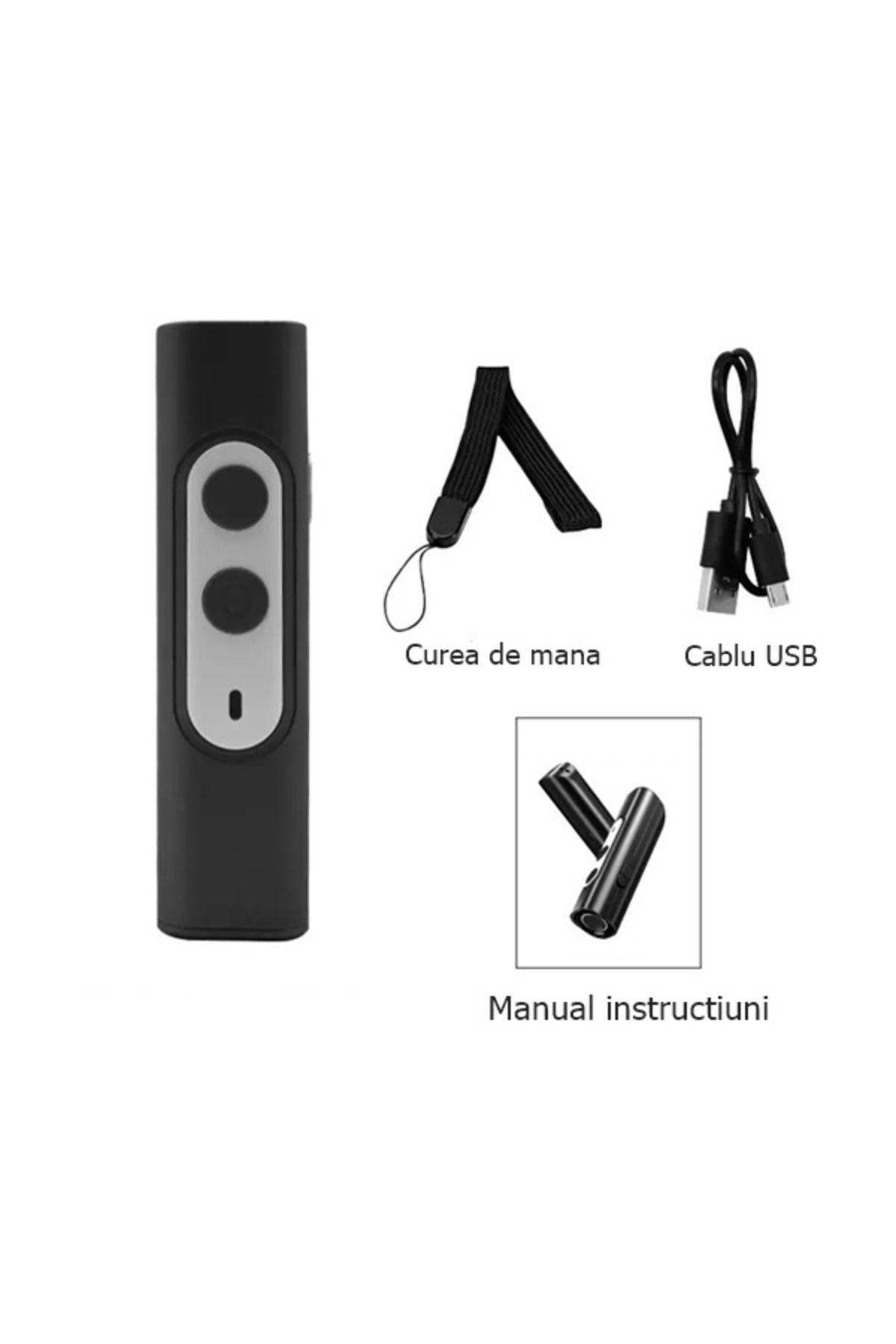 Depox-Ultrasonic Device Against Aggressive Dogs, Pet Training, 2 Frequency Modes, Black 3