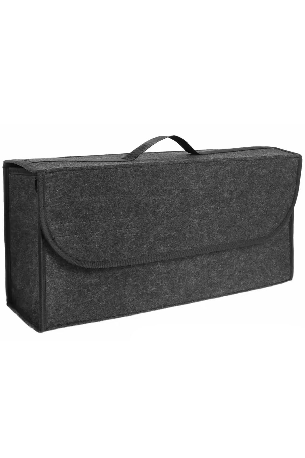 zola Organizator Pentru Portbagaj, Pliabil, Antiderapant, Poliester, Închidere Cu Velcro, 24 X 50 X 17 Cm, Negru - One Size