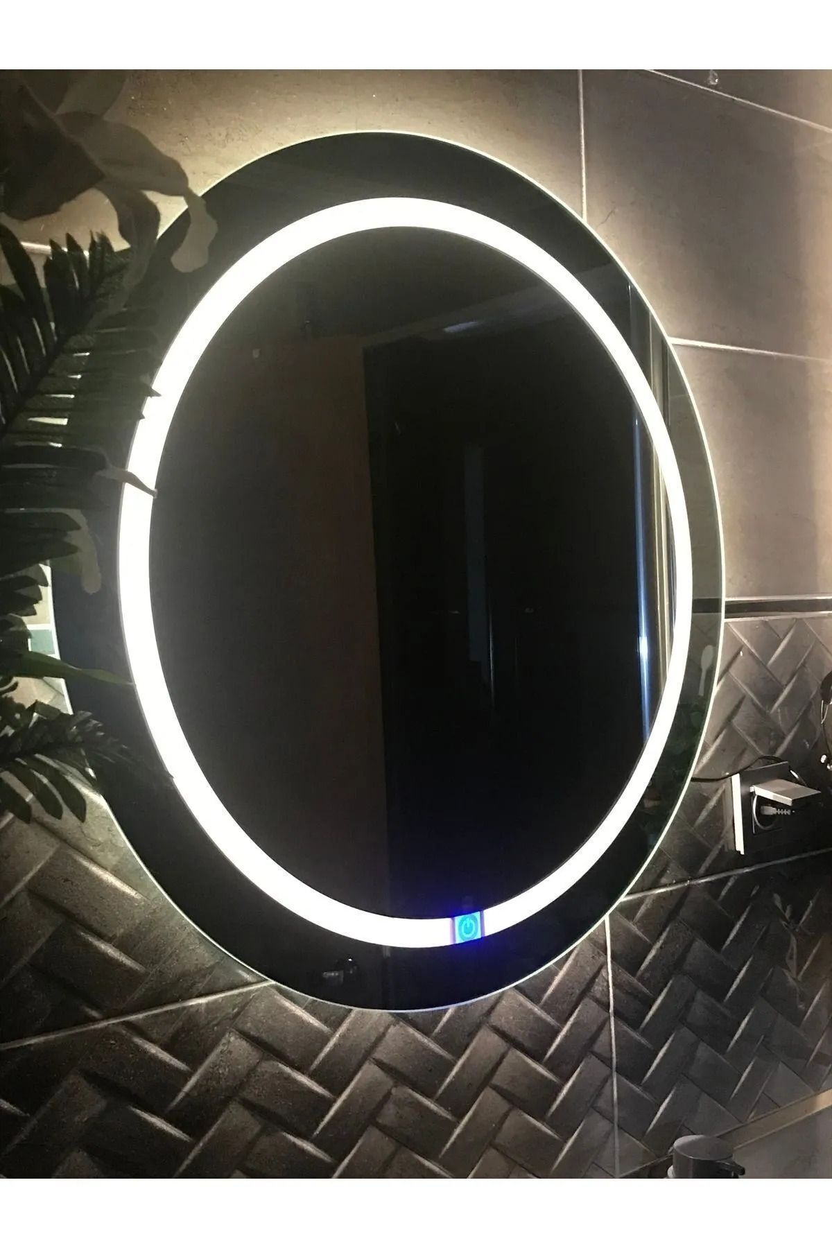TELORANS OVAL DOKUNMATİK LEDLİ BANYO AYNASI