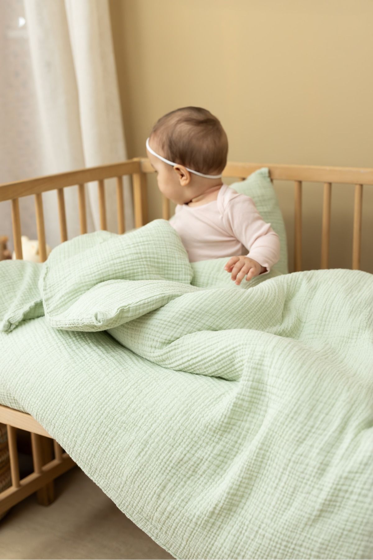ZEYPBA Bebek Müslin Nevresim Takımı