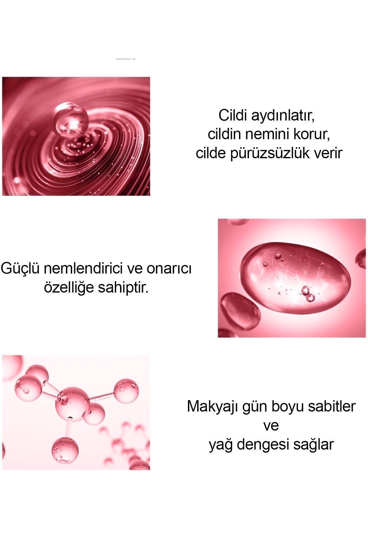 Makyaj Sabitleyici Şefaf Ambalaj 60ml — نارنجی beyaz — تصویر 5 از 8