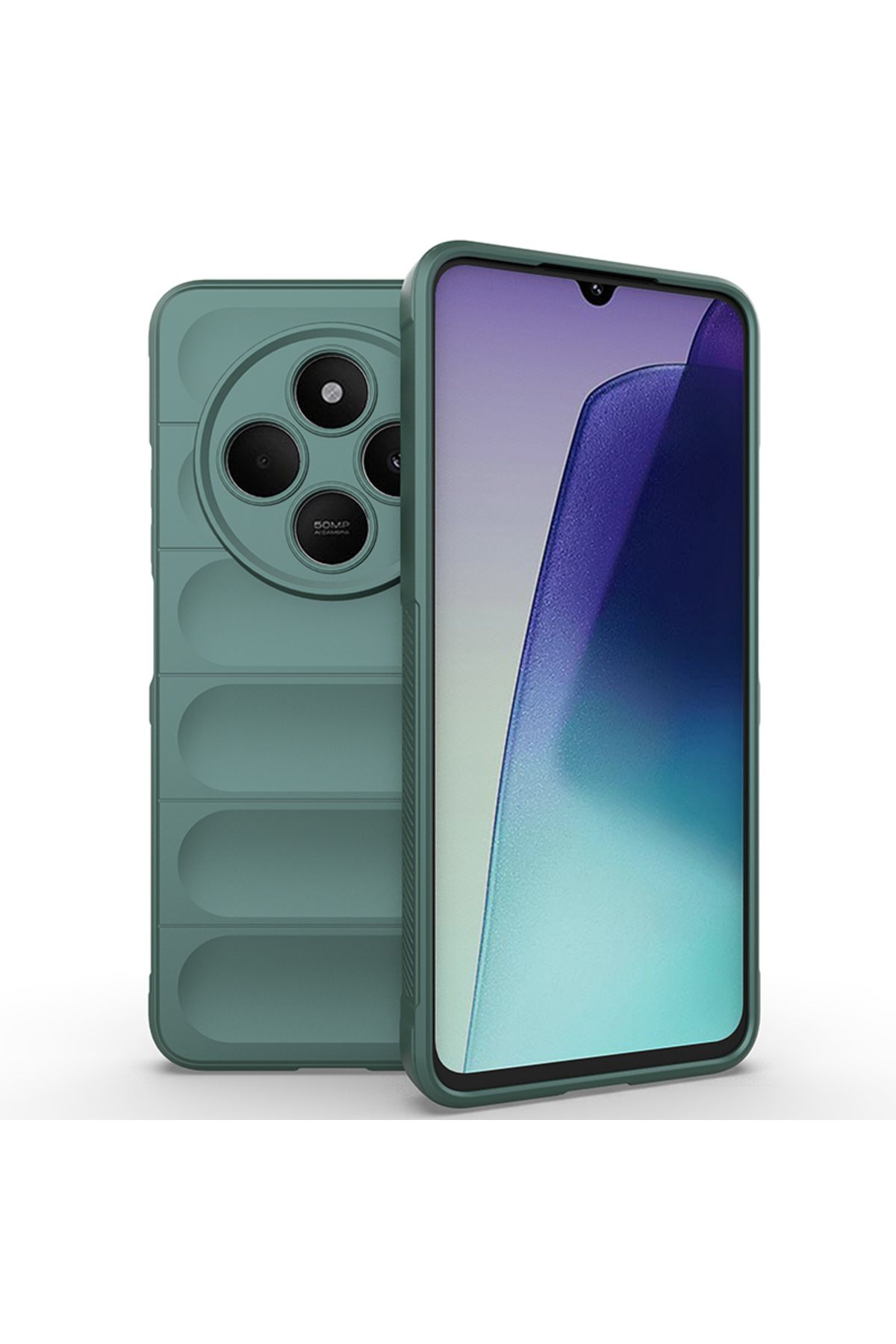 Coverzone Xiaomi Redmi 14C 4G İle Uyumlu Kılıf TPU Oyuklu Arka Yüzey Z-Etnik Esnek O-tto Prime