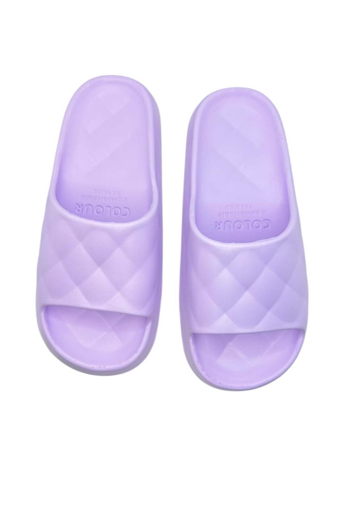 TECOS-Women's beach or pool slippers, Tecos®, size 38-39, ultra light, purple, 24 centimeters 6