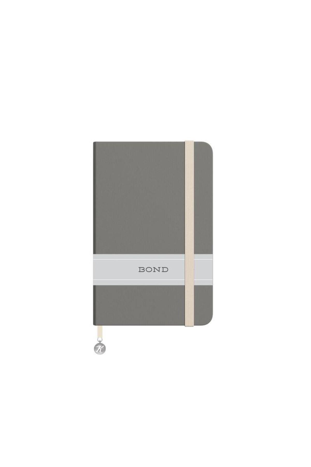 KESKİN COLOR Keskin 13*21 96 Yp.Çizgili Ciltli Bond Defter - Gri